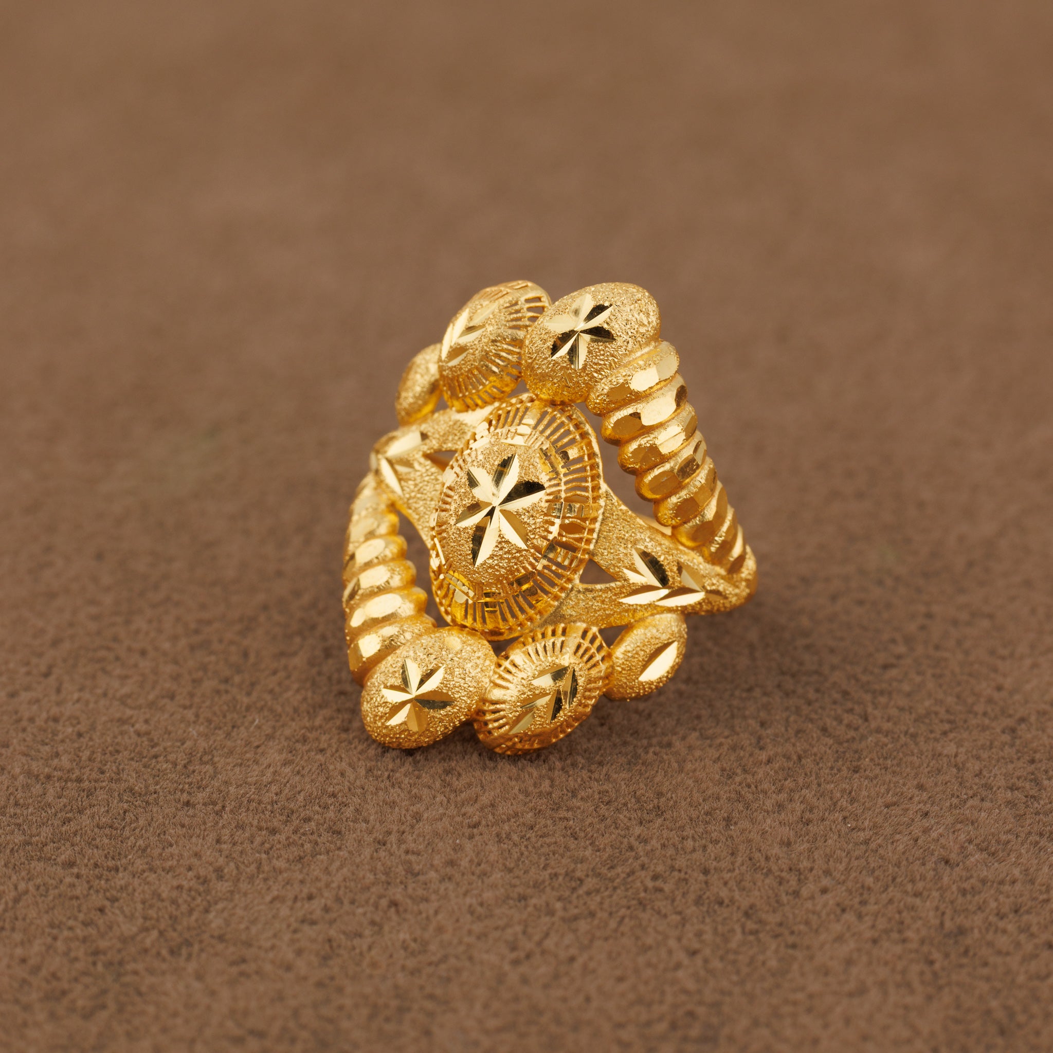 3D RP Rings (D261) - Silver 925 & Gold Plated