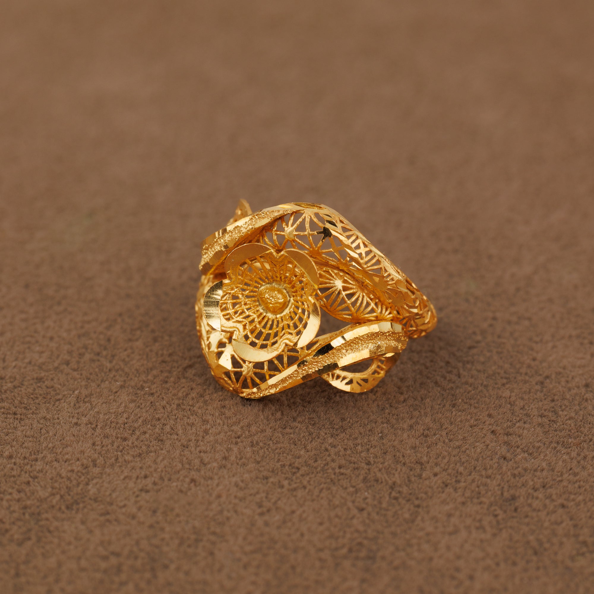 3D RP Rings (D283) - Silver 925 & Gold Plated
