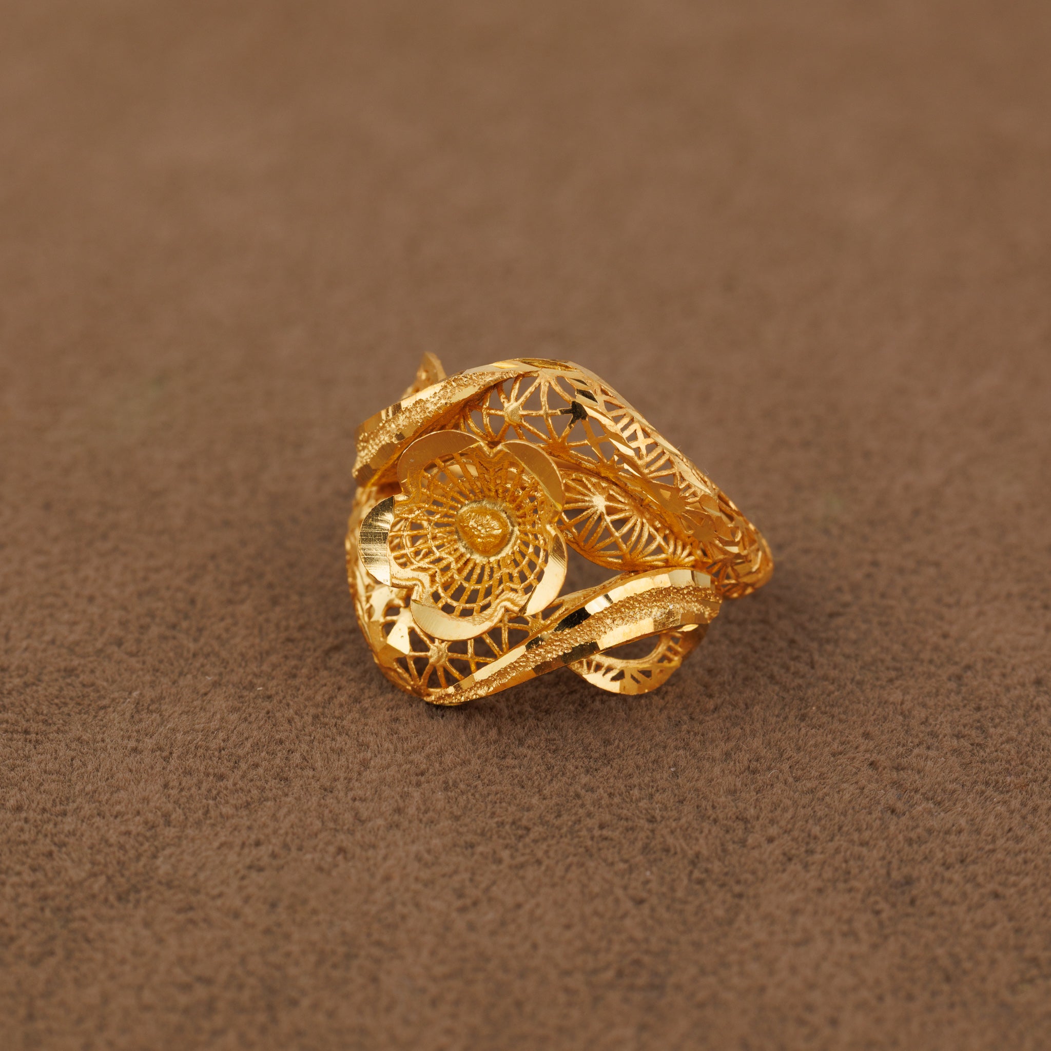 3D RP Rings (D283) - Silver 925 & Gold Plated
