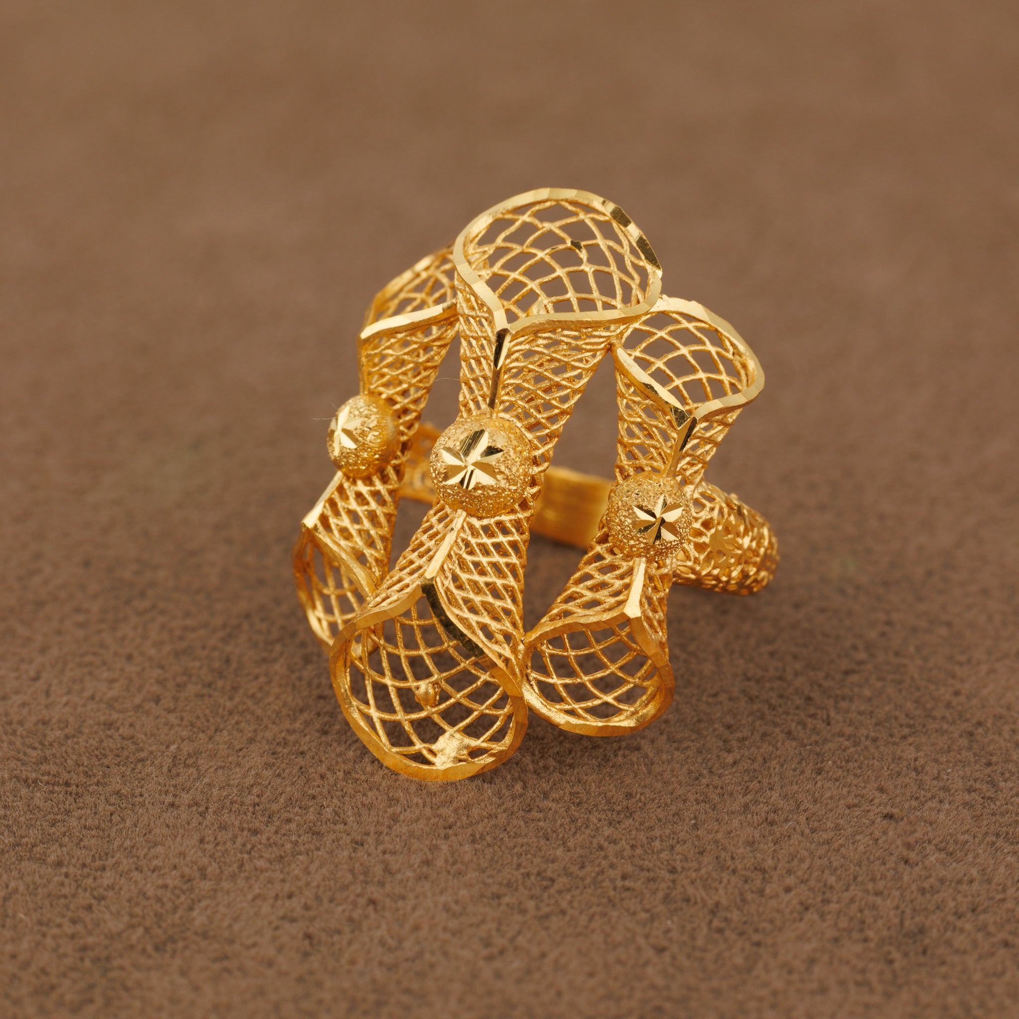 3D RP Rings (D54) - Silver 925 & Gold Plated