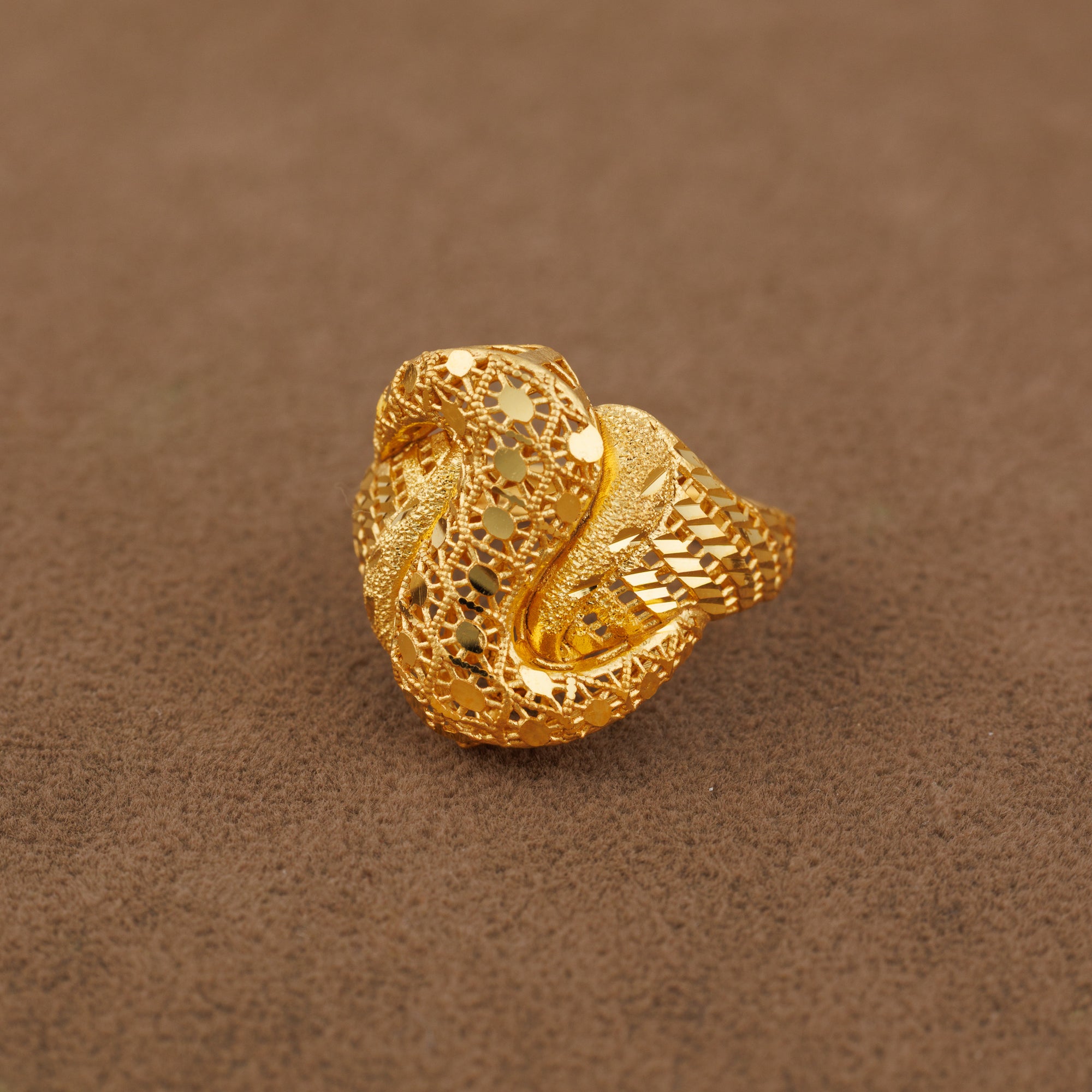 3D RP Rings (D117) - Silver 925 & Gold Plated