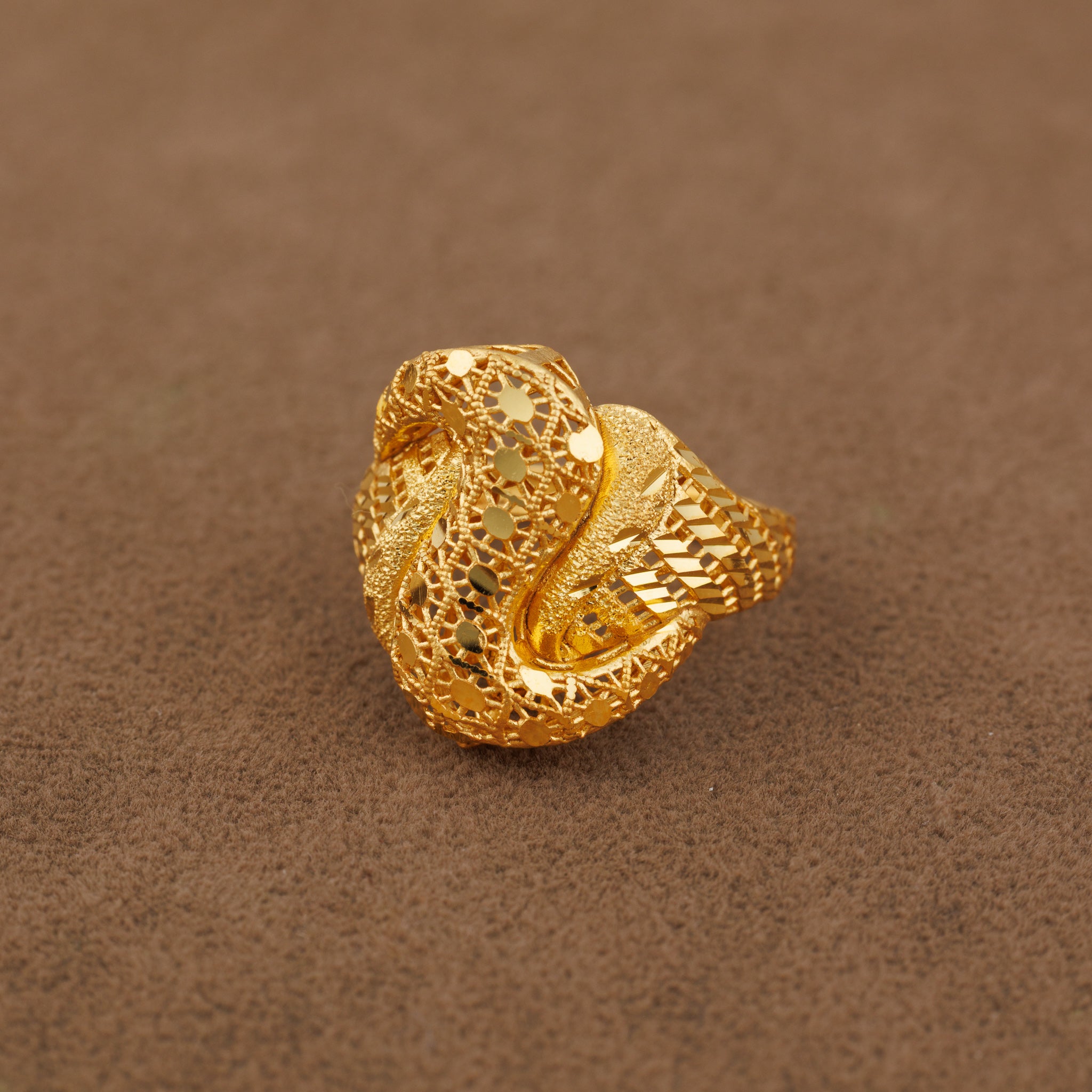 3D RP Rings (D117) - Silver 925 & Gold Plated