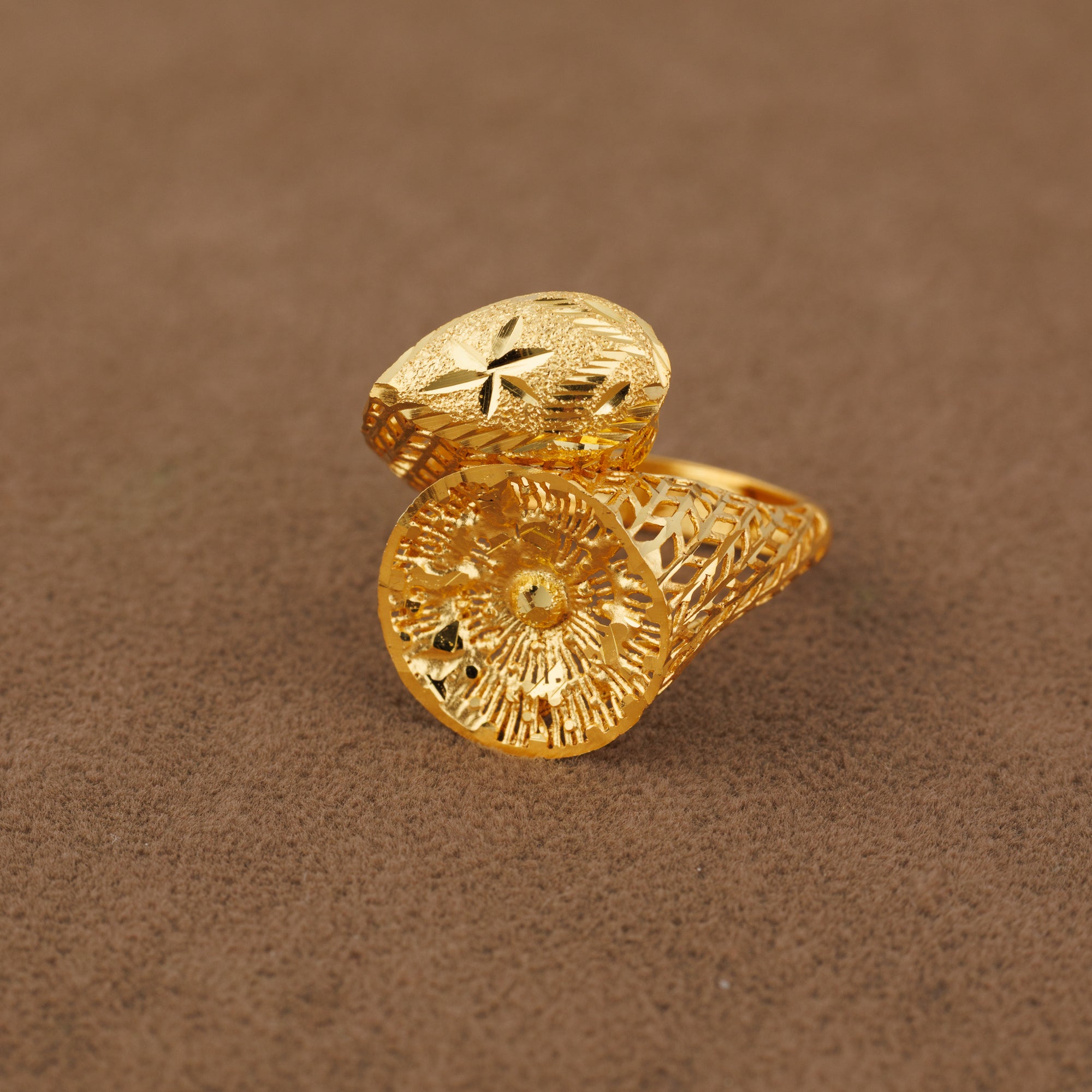 3D RP Rings (D188) - Silver 925 & Gold Plated