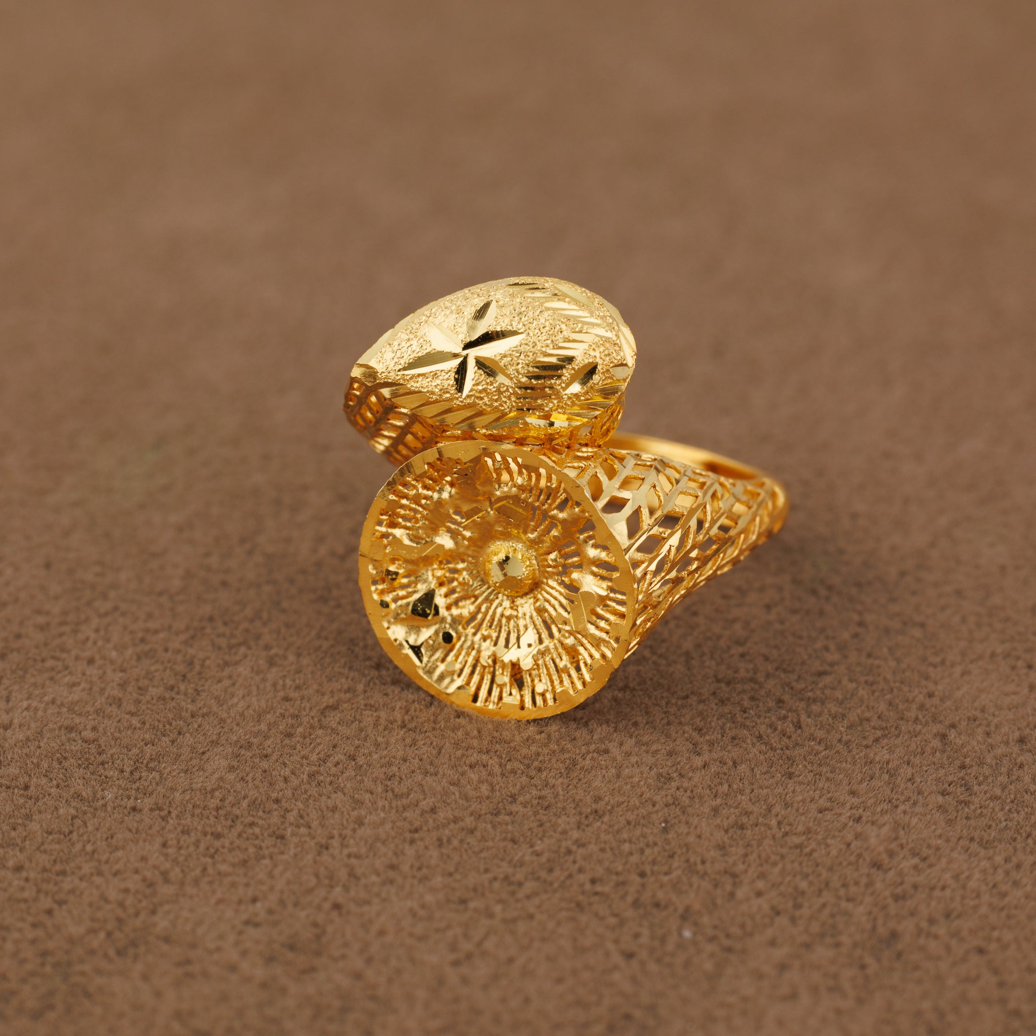 3D RP Rings (D188) - Silver 925 & Gold Plated
