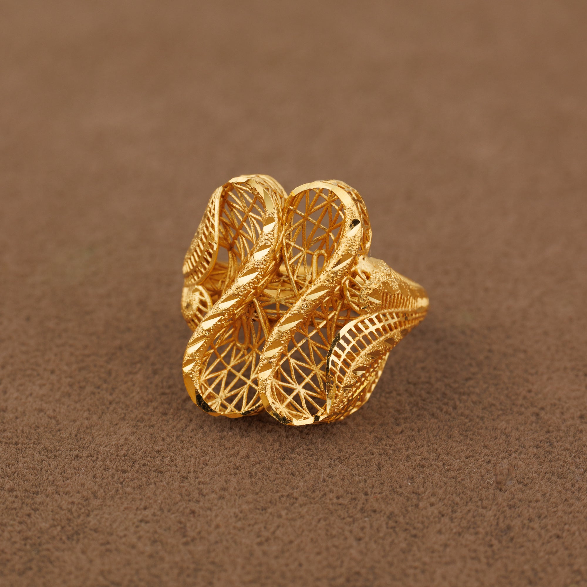 3D RP Rings (D246) - Silver 925 & Gold Plated