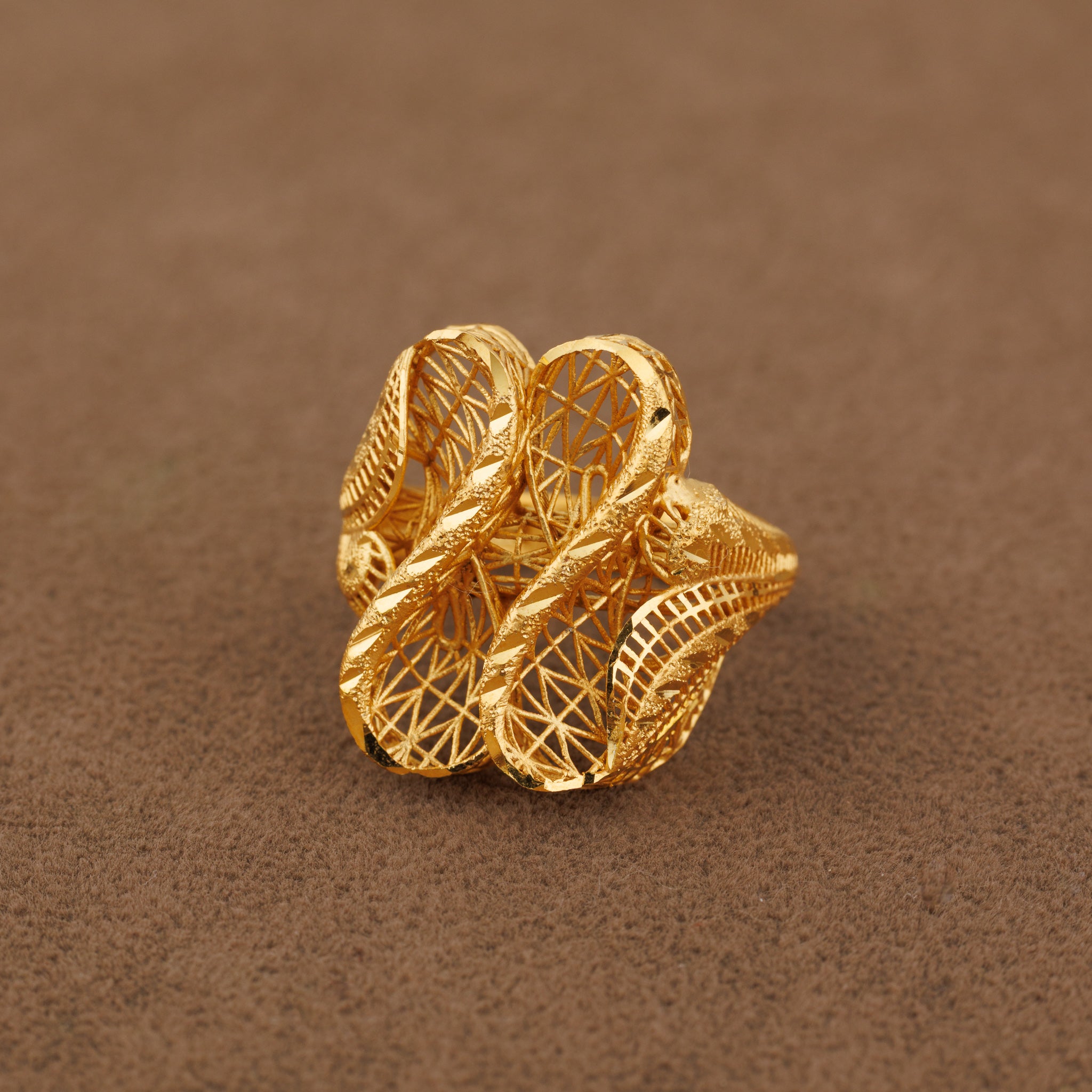 3D RP Rings (D246) - Silver 925 & Gold Plated