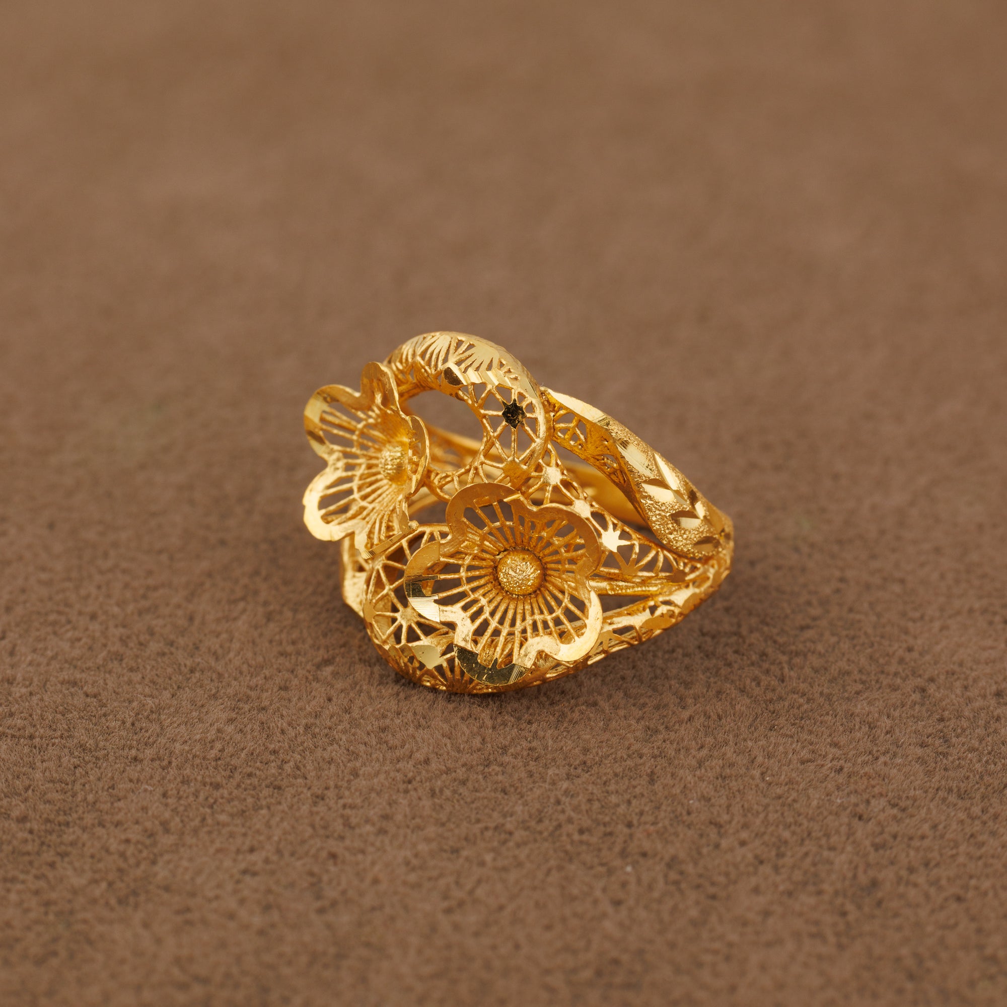3D RP Rings (D257) - Silver 925 & Gold Plated