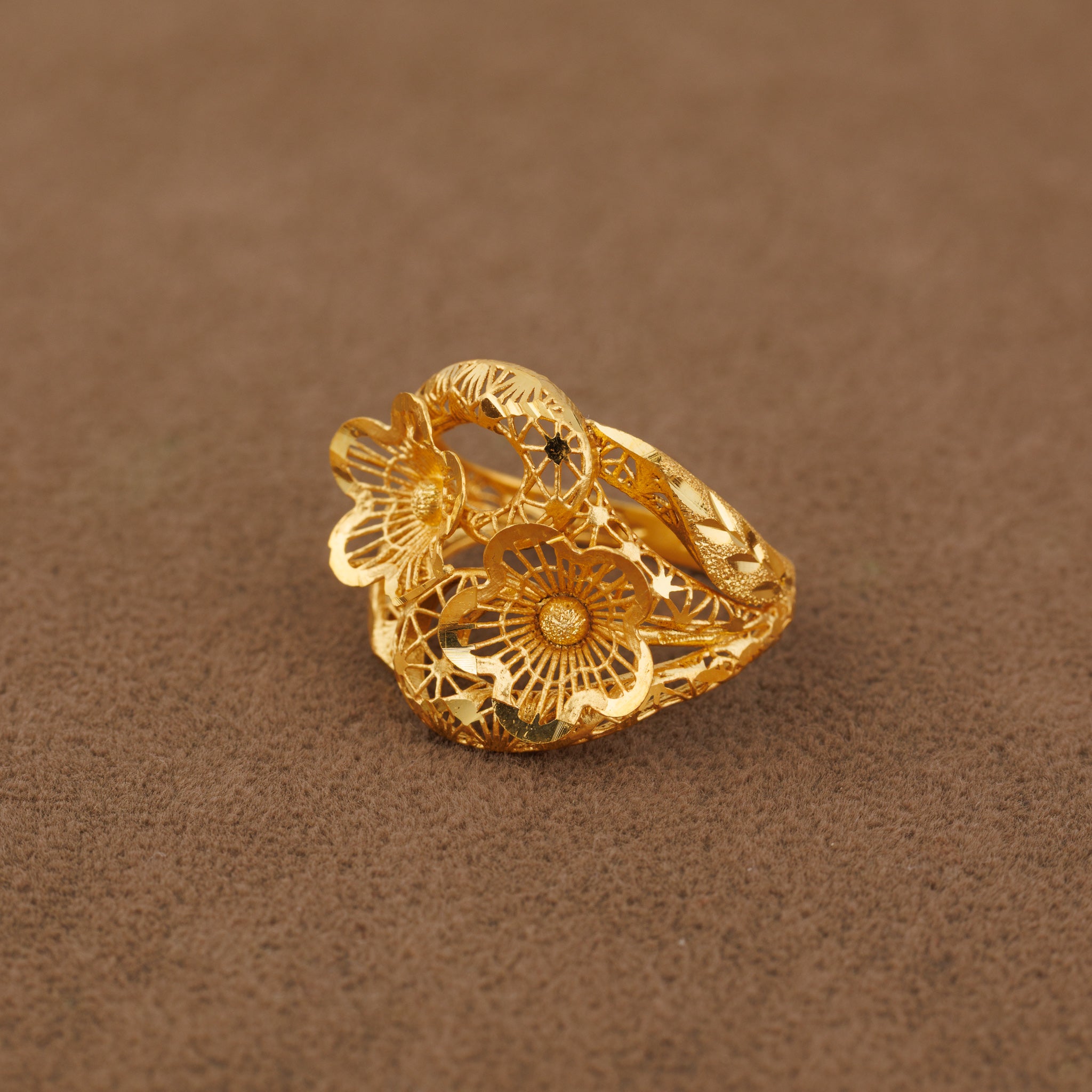 3D RP Rings (D257) - Silver 925 & Gold Plated