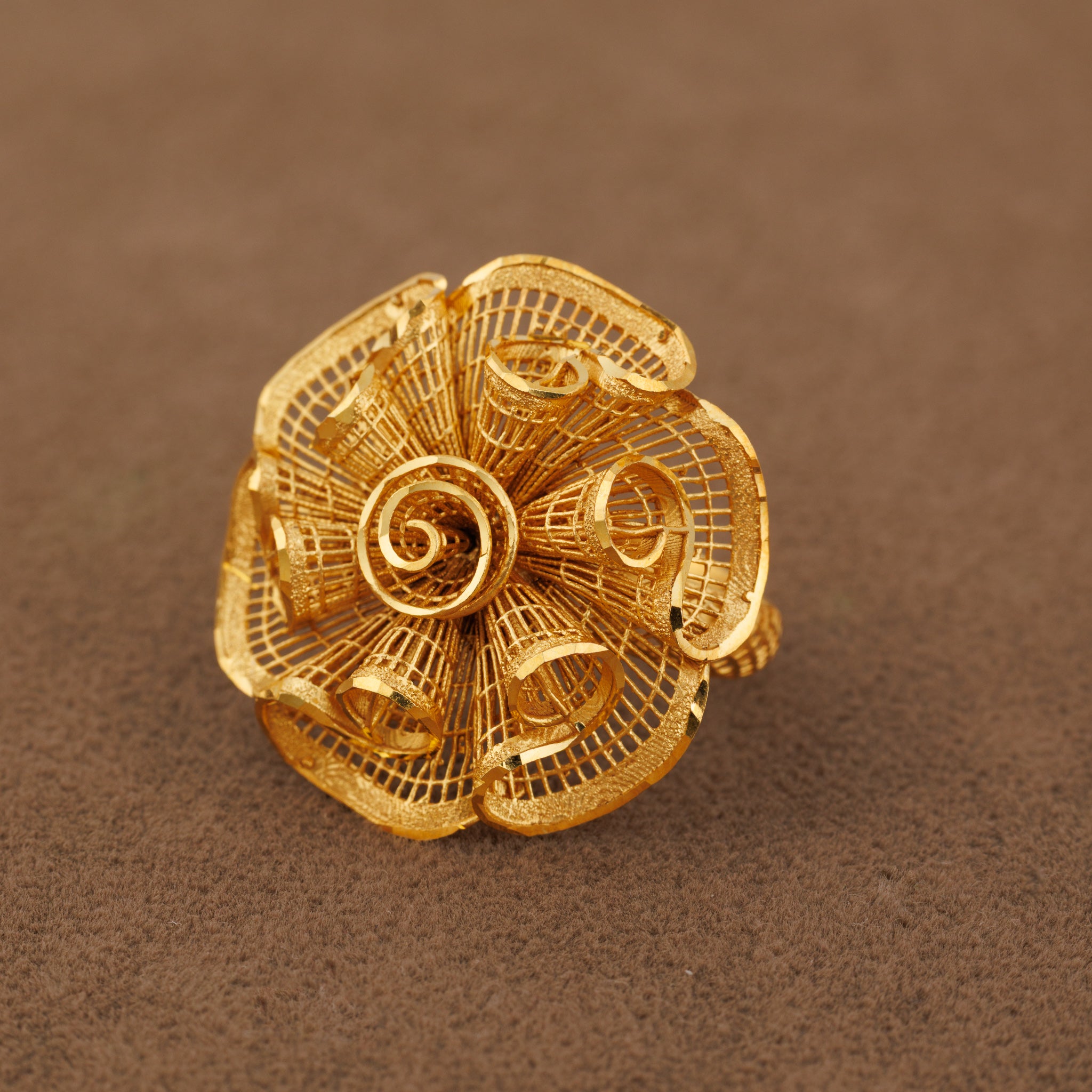 3D RP Rings (D275) - Silver 925 & Gold Plated