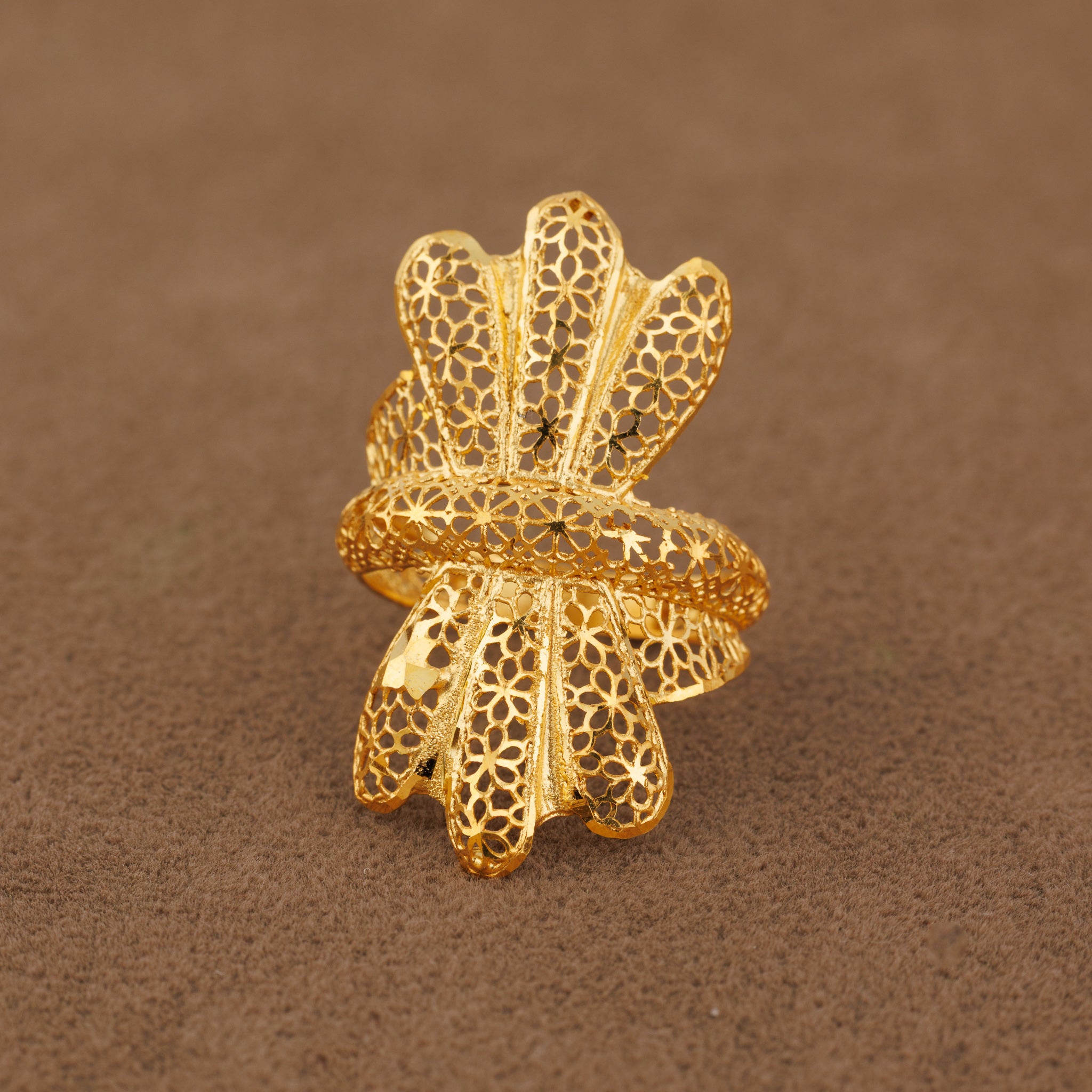 3D RP Rings (D44) - Silver 925 & Gold Plated