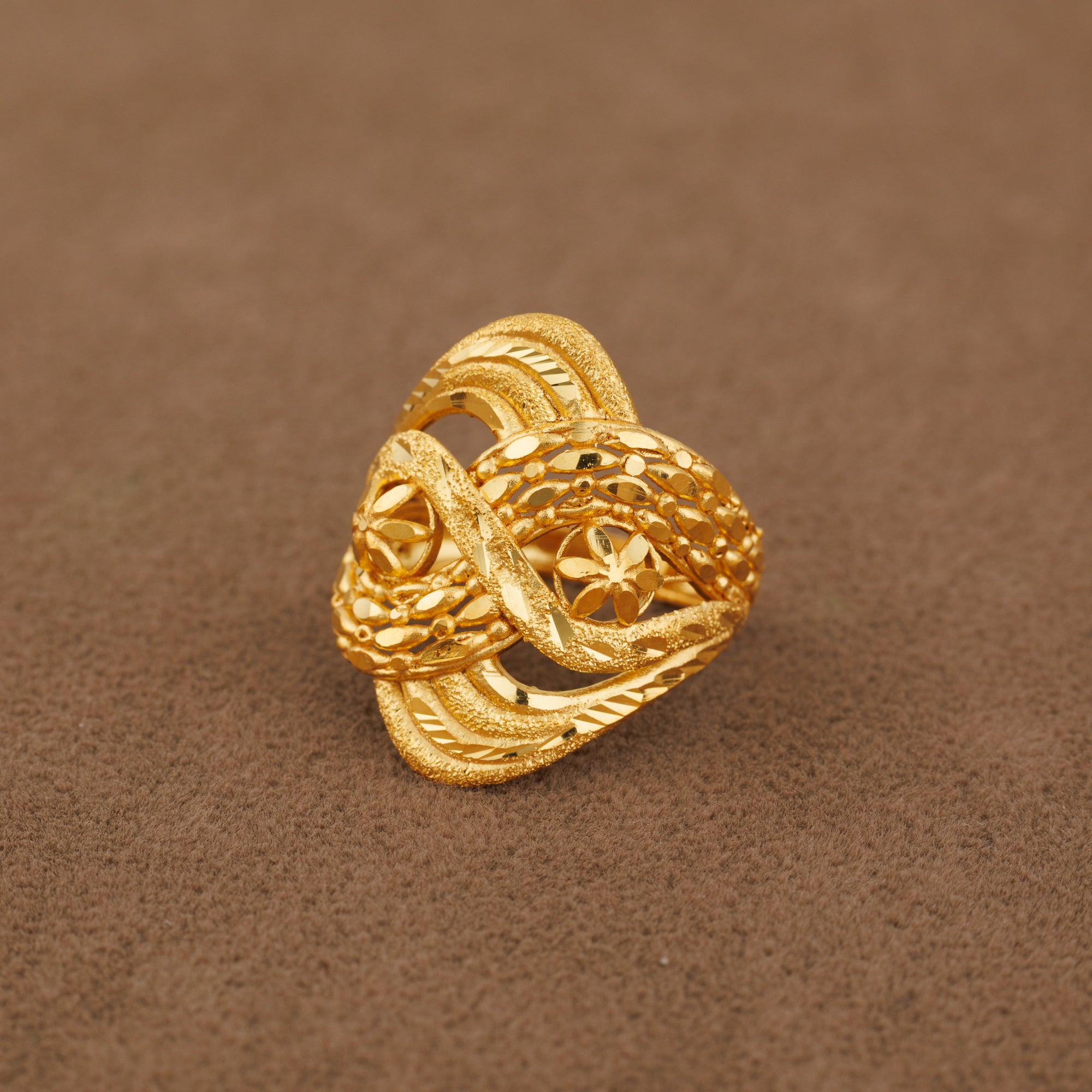 3D RP Rings (D277) - Silver 925 & Gold Plated