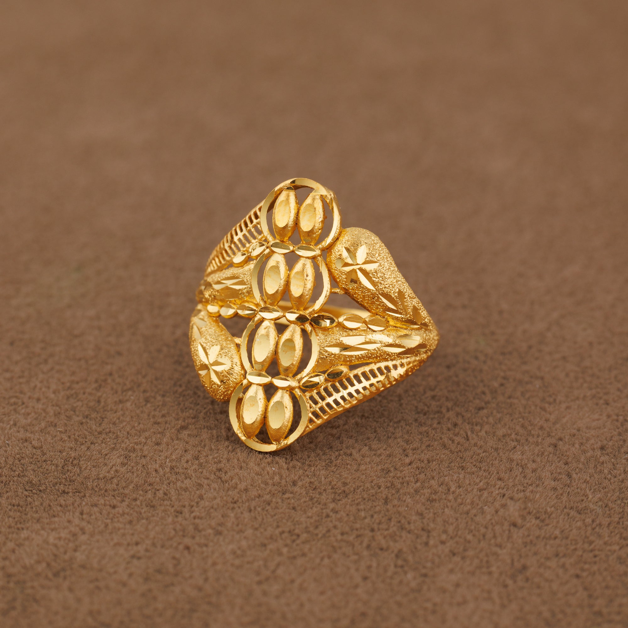 3D RP Rings (D225) - Silver 925 & Gold Plated