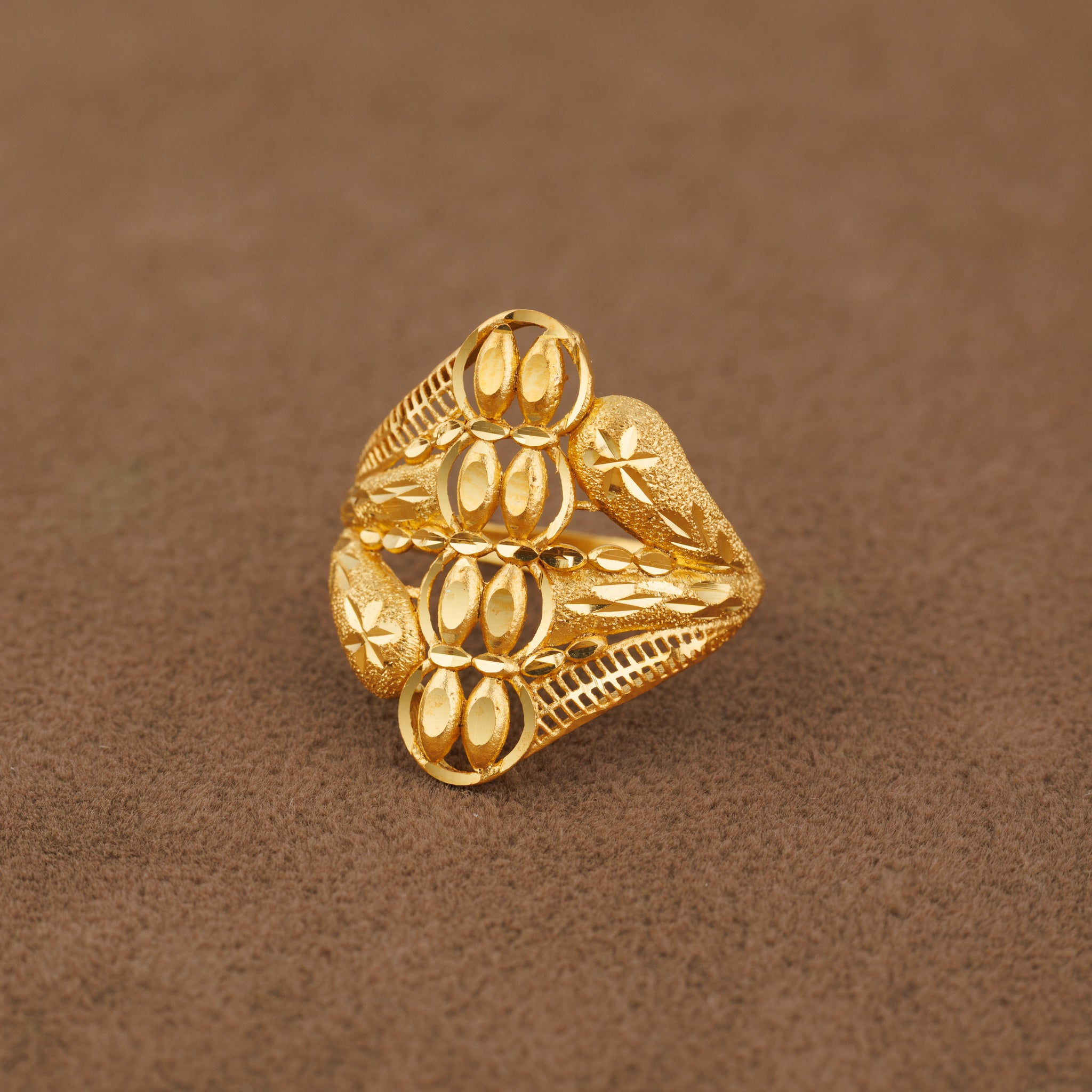 3D RP Rings (D225) - Silver 925 & Gold Plated