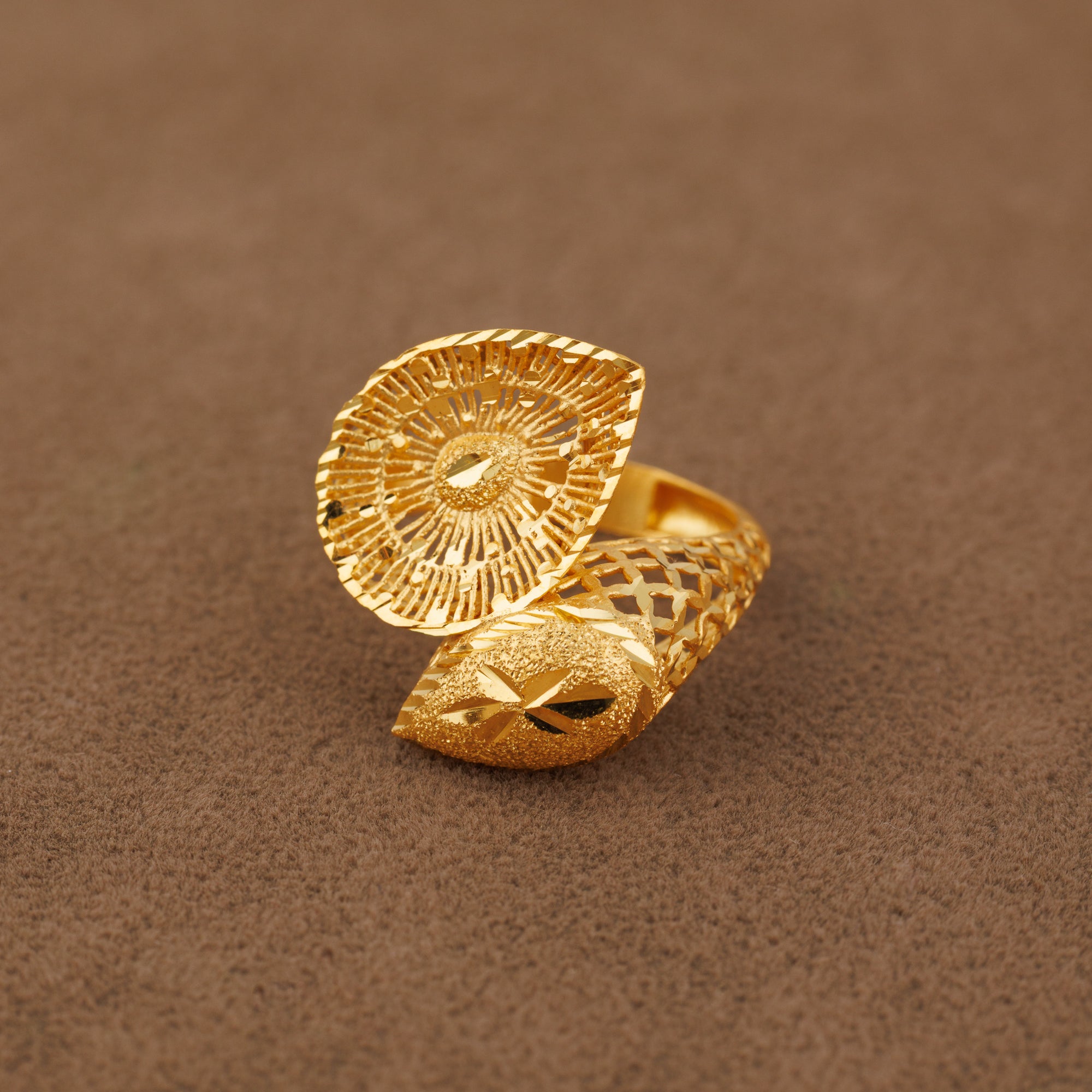 3D RP Rings (D208) - Silver 925 & Gold Plated