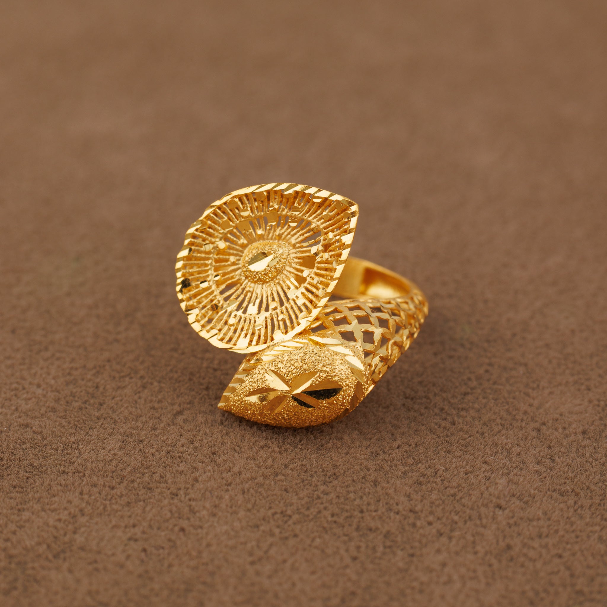 3D RP Rings (D208) - Silver 925 & Gold Plated