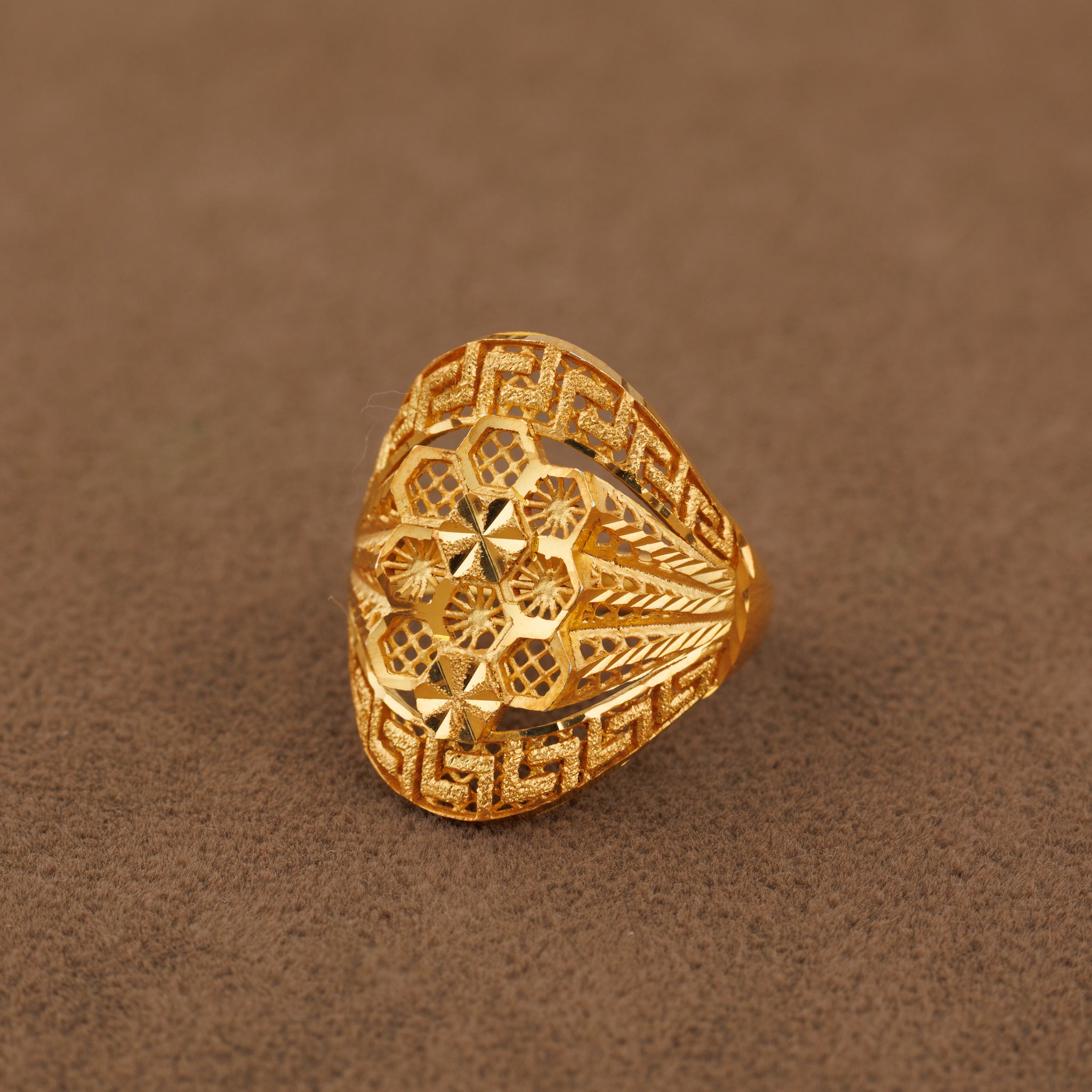 3D RP Rings (D159) - Silver 925 & Gold Plated