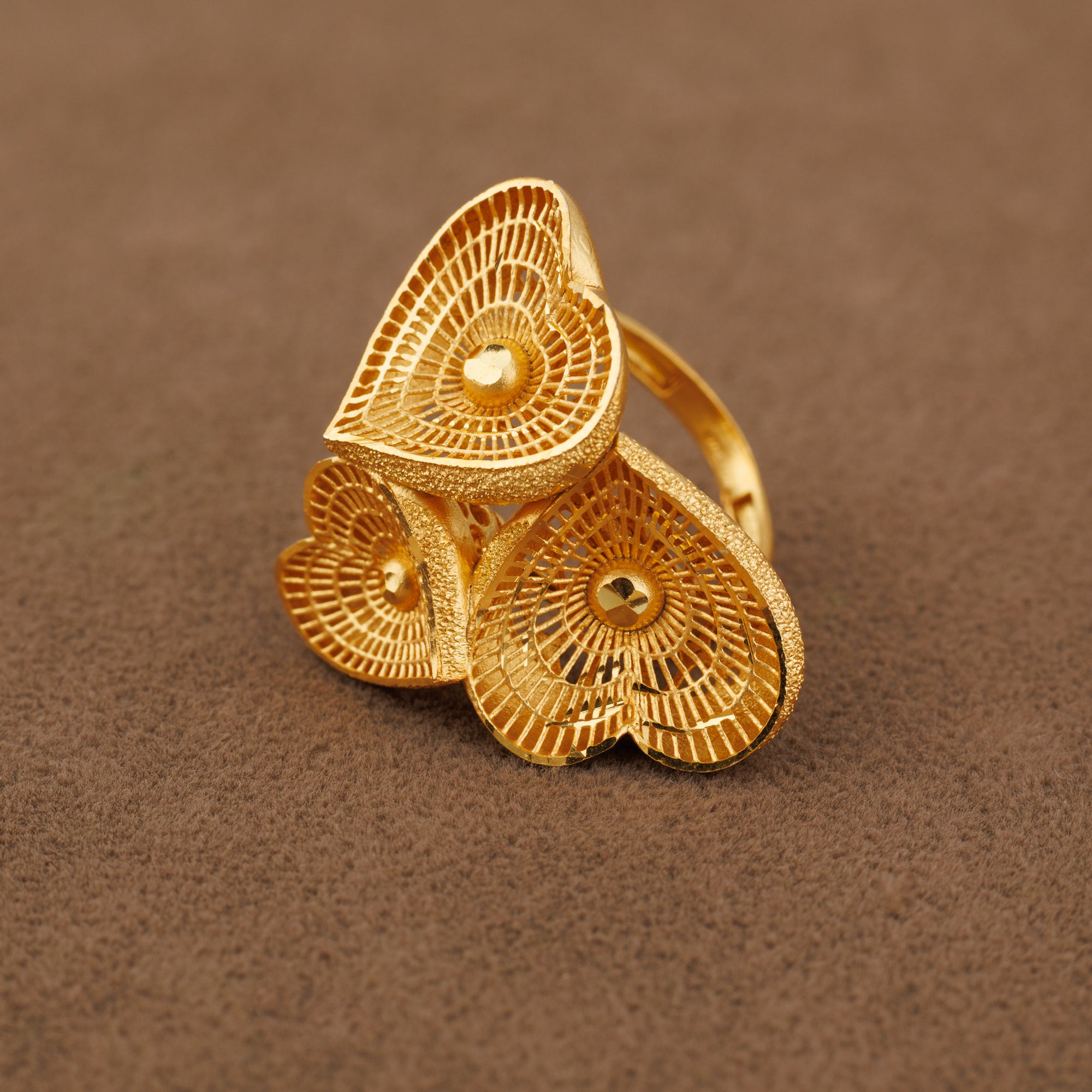 3D RP Rings (D137) - Silver 925 & Gold Plated