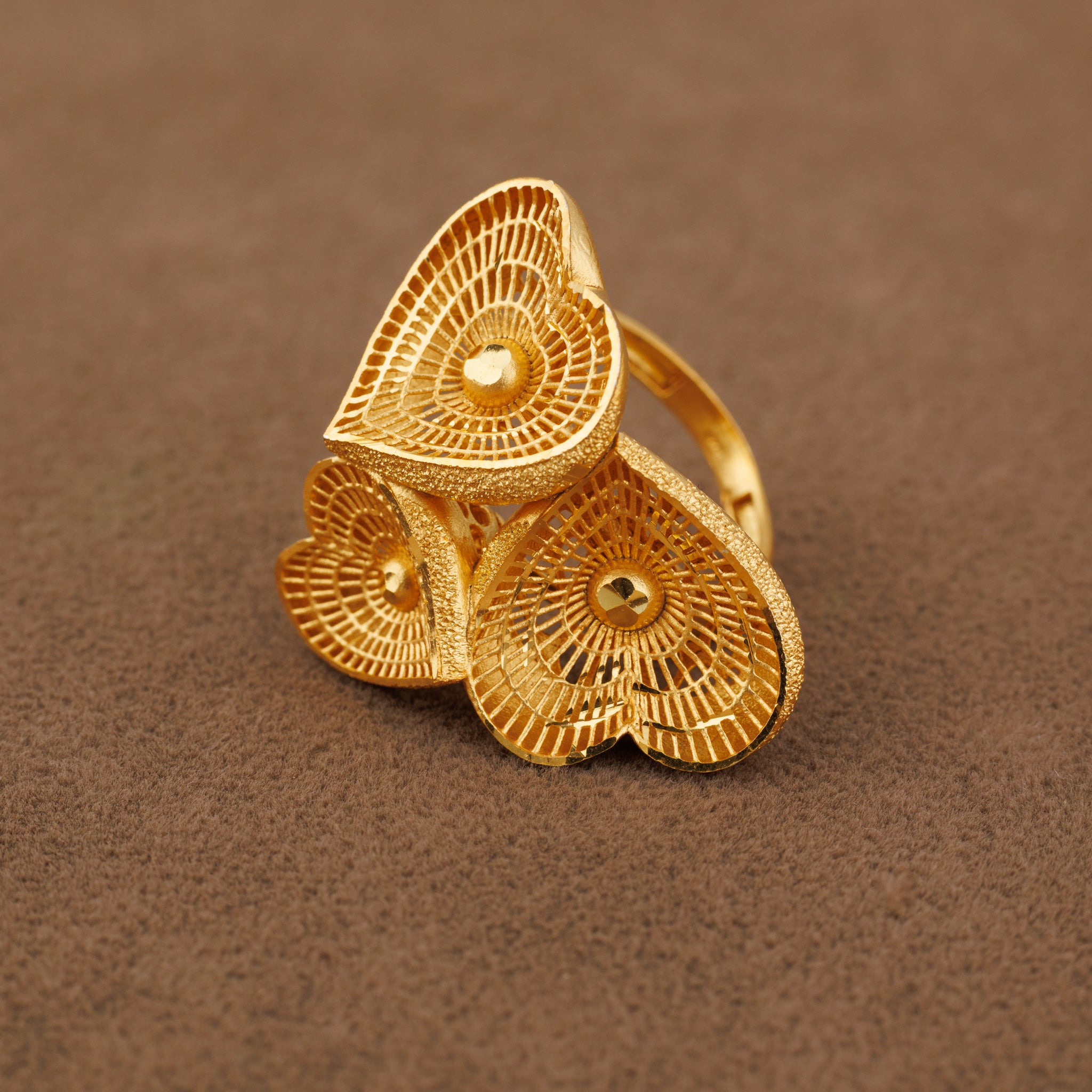 3D RP Rings (D137) - Silver 925 & Gold Plated