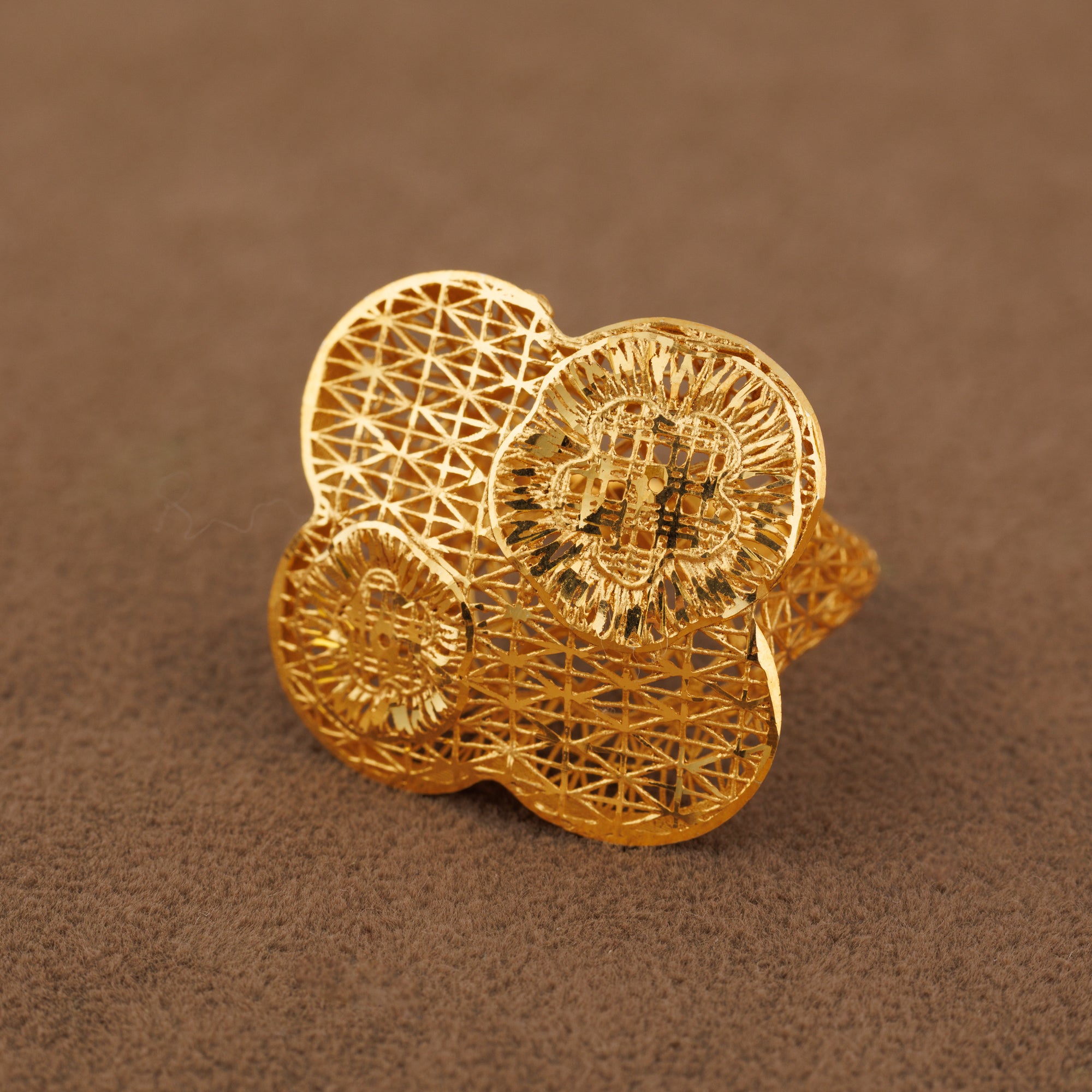 3D RP Rings (D158) - Silver 925 & Gold Plated