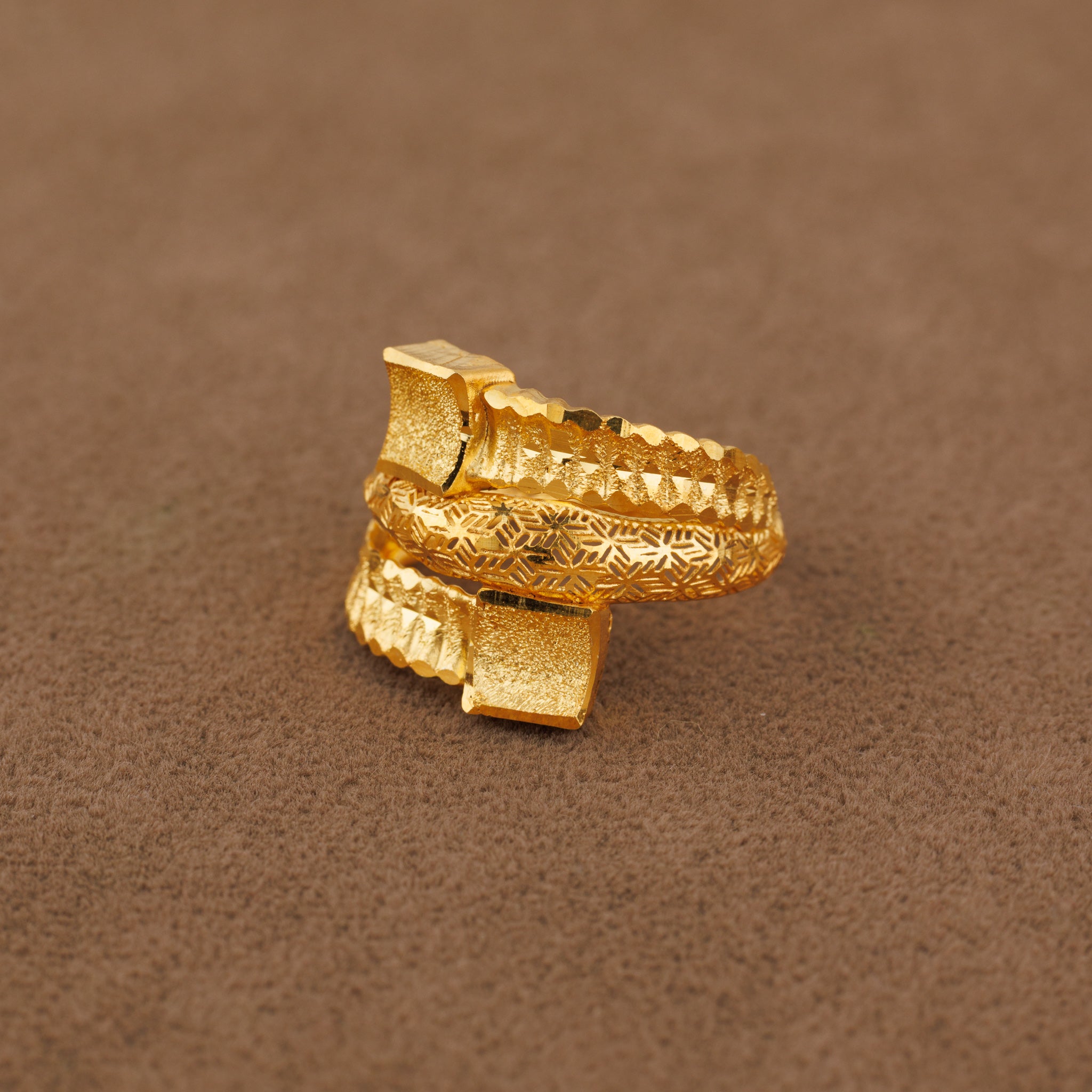 3D RP Rings (D23) - Silver 925 & Gold Plated