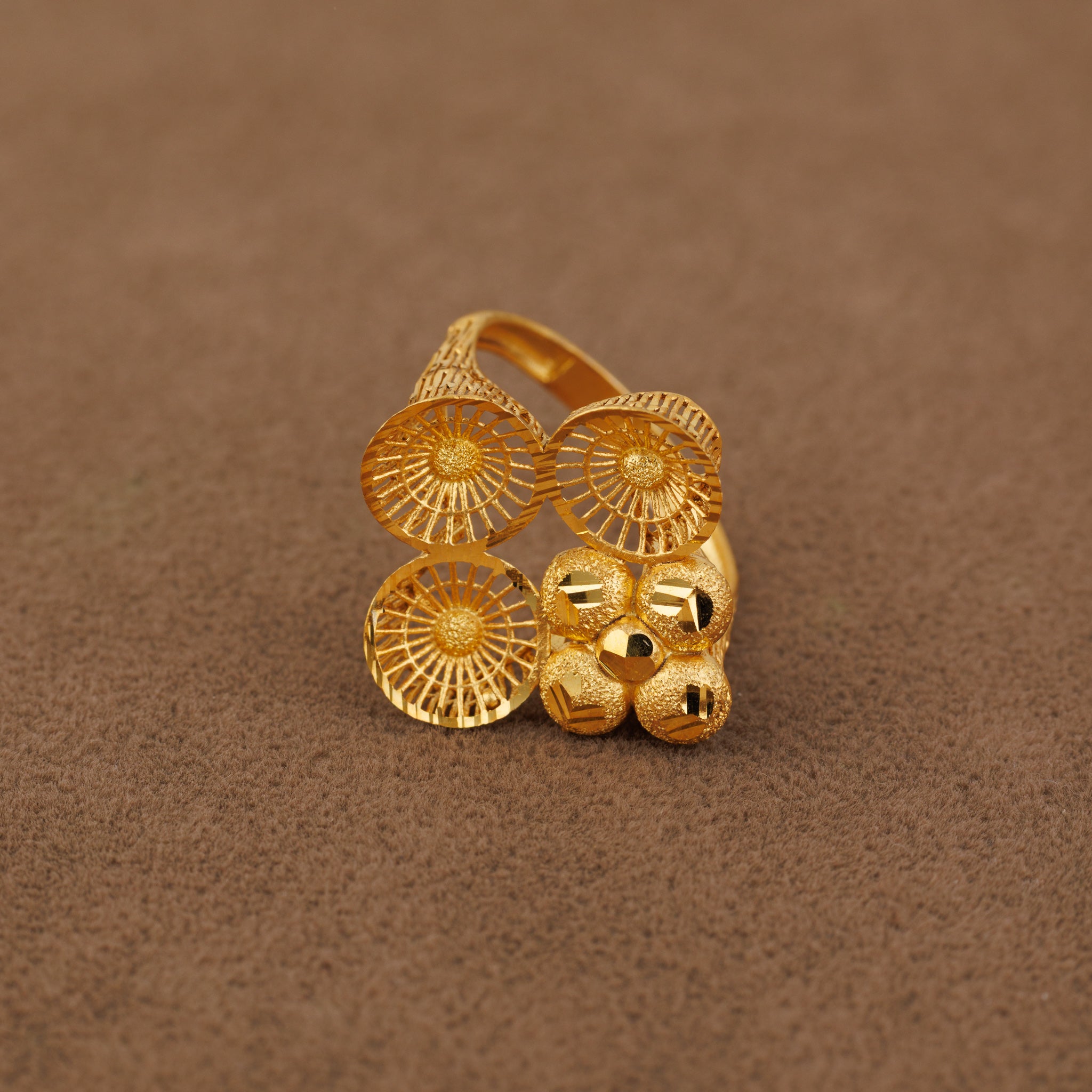 3D RP Rings (D206) - Silver 925 & Gold Plated