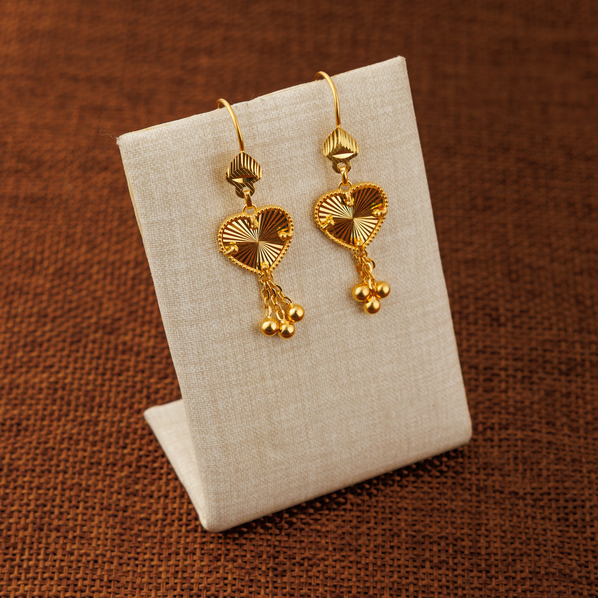 Heart Earrings (V2) - Silver 925 & Gold Plated