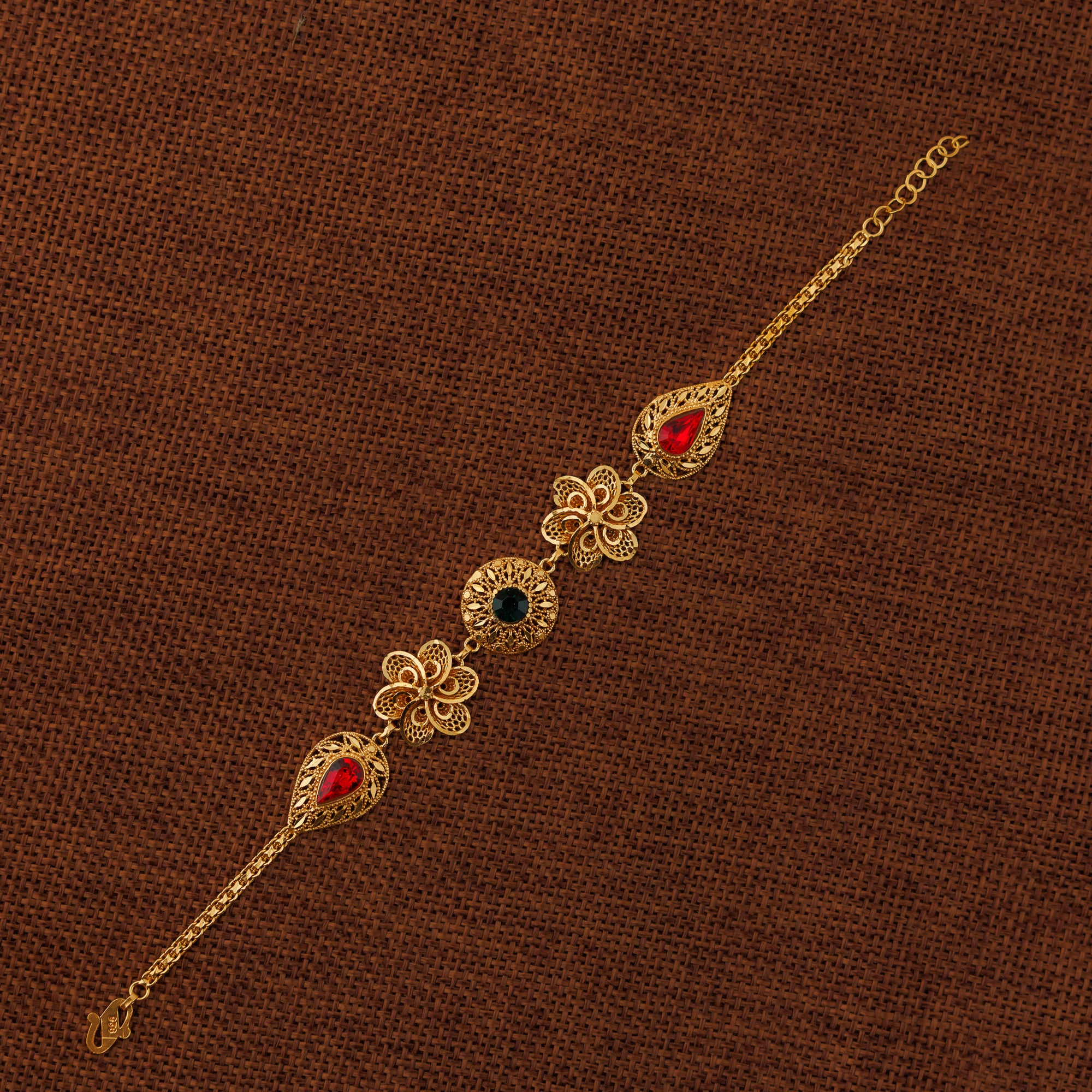 RP 5 Piece Bracelet / Chain (D4) - Silver 925 & Gold Plated