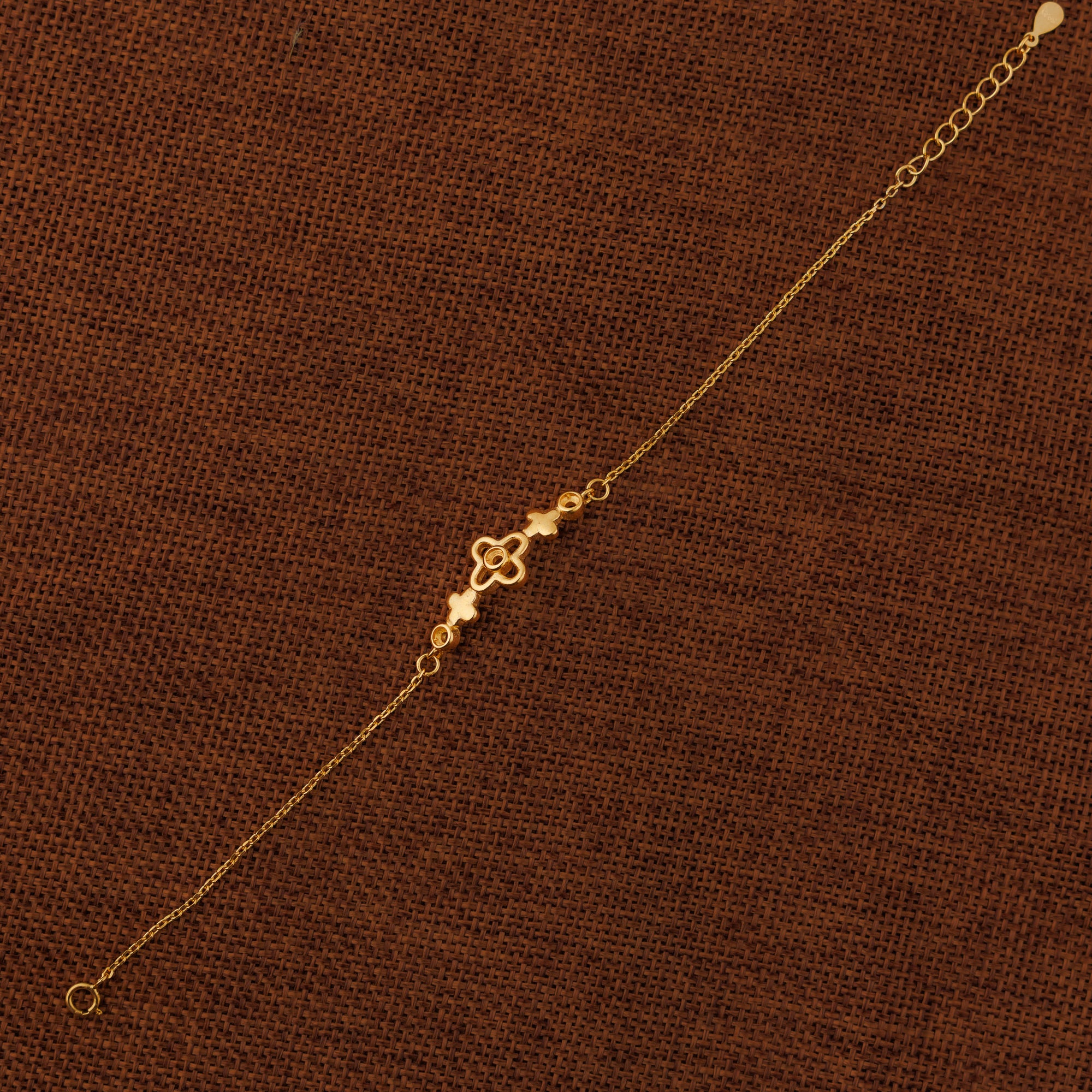 Turkish Bracelet (D30) - Silver 925 & Gold Plated