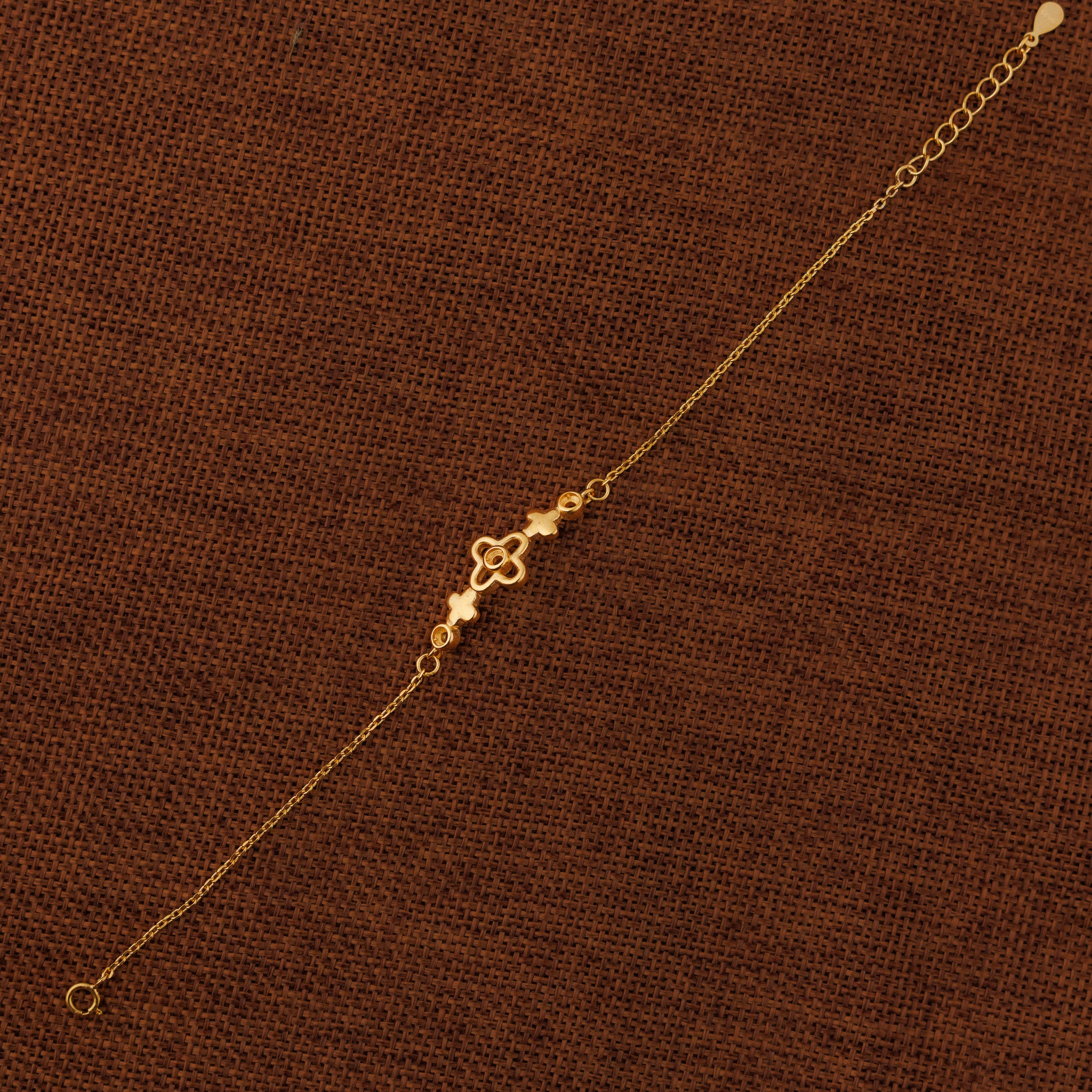 Turkish Bracelet (D30) - Silver 925 & Gold Plated