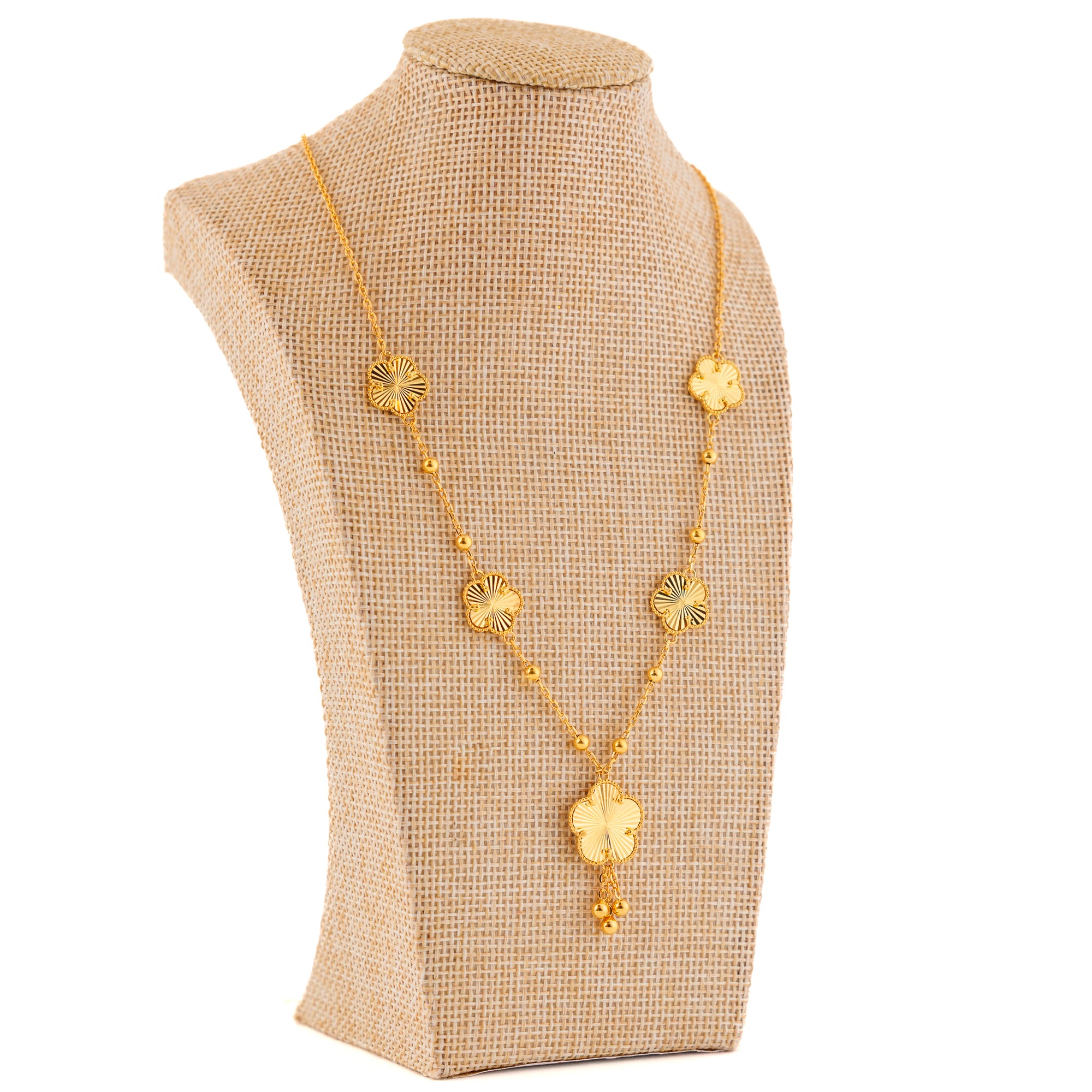 Blossom Charm Choker – Silver 925 & Gold Plated