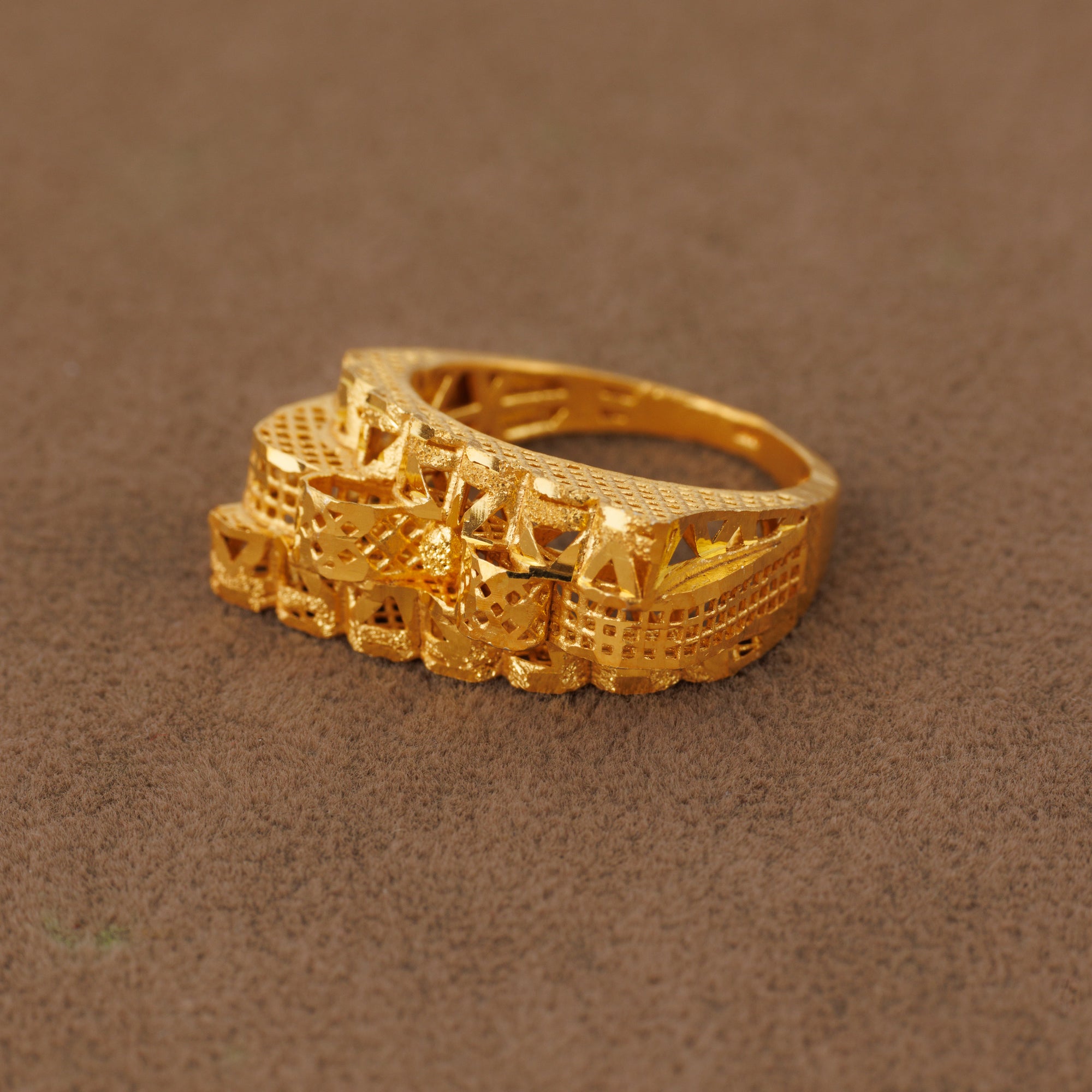 3D RP Rings (D299) - Silver 925 & Gold Plated