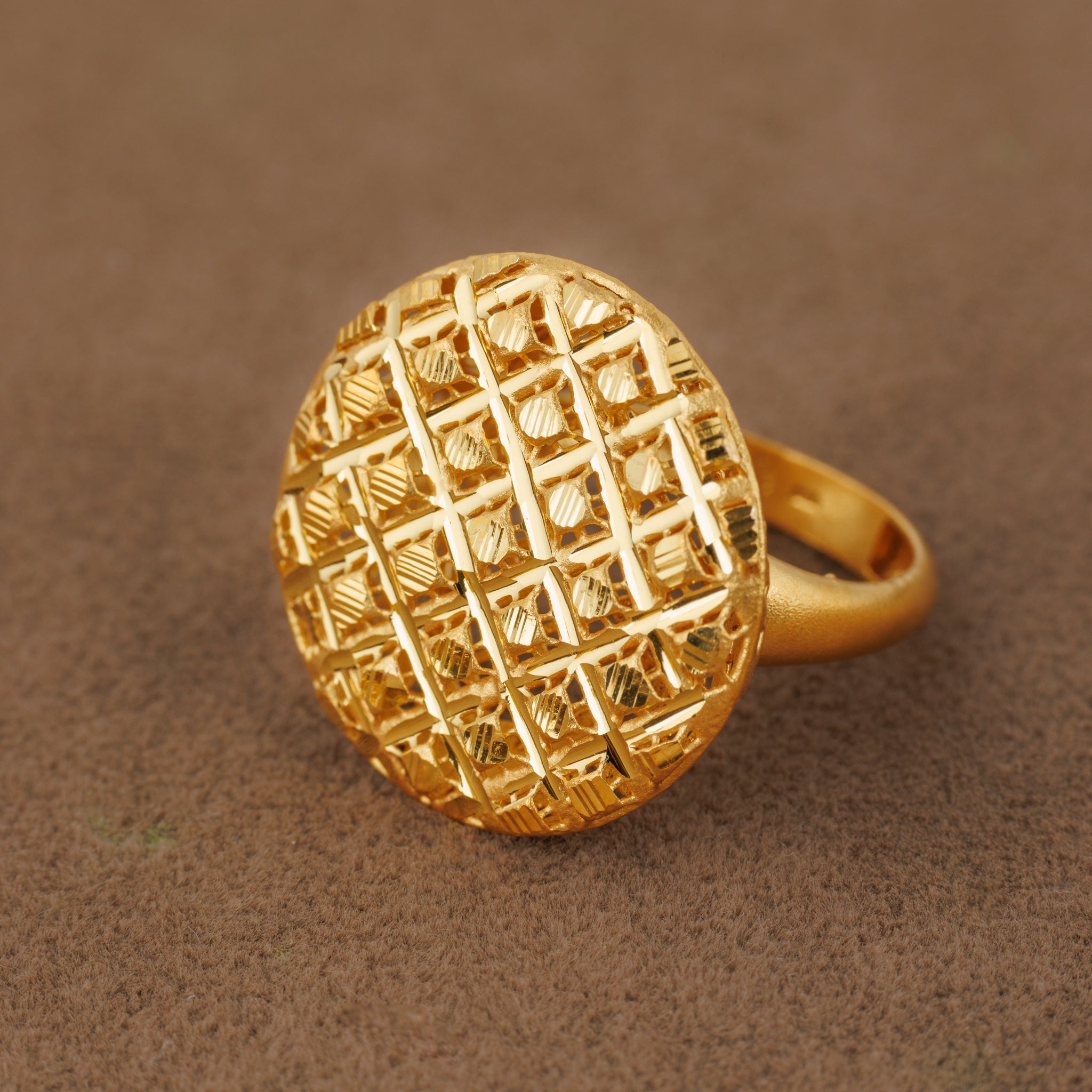 3D RP Rings (D295) - Silver 925 & Gold Plated