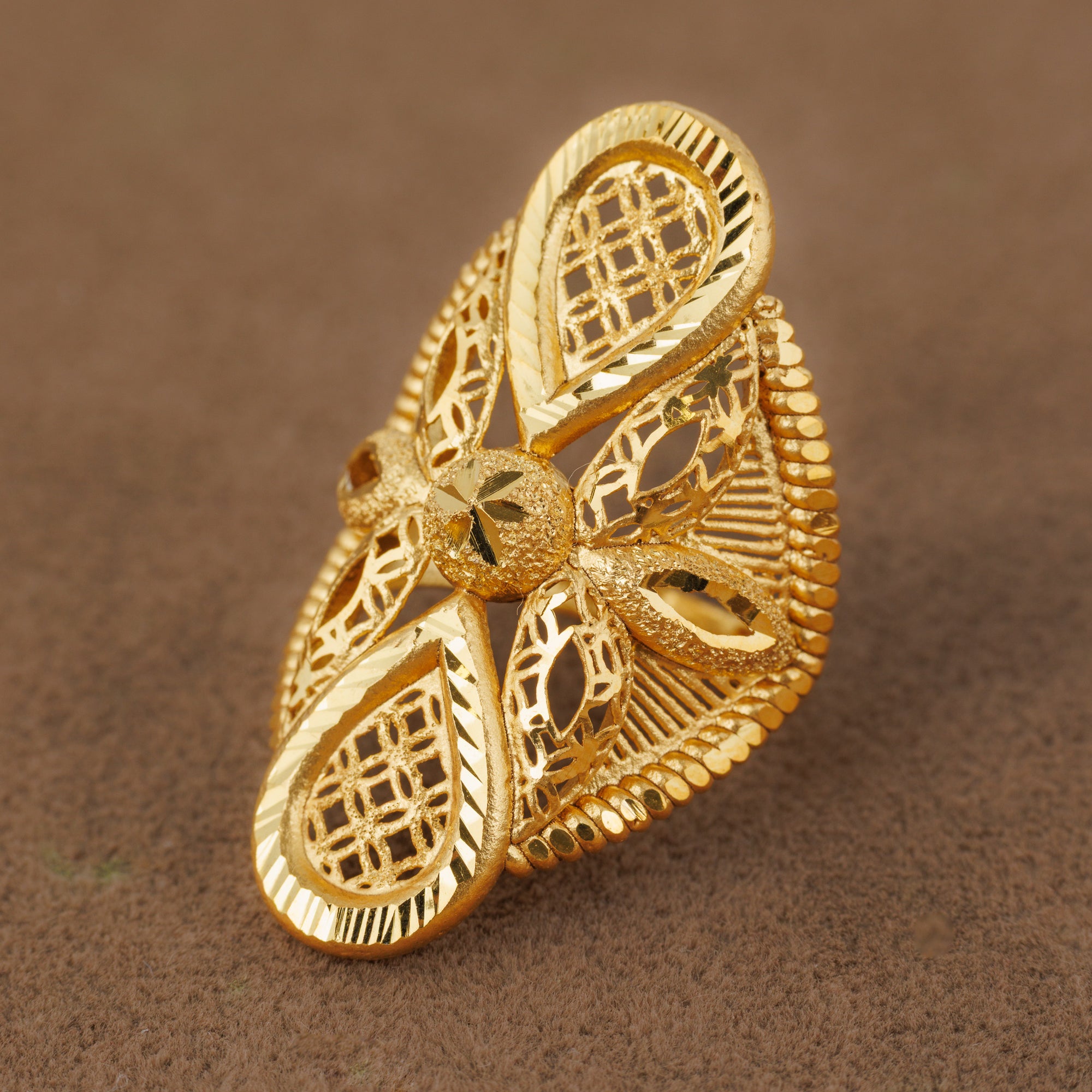 3D RP Rings (D291) - Silver 925 & Gold Plated