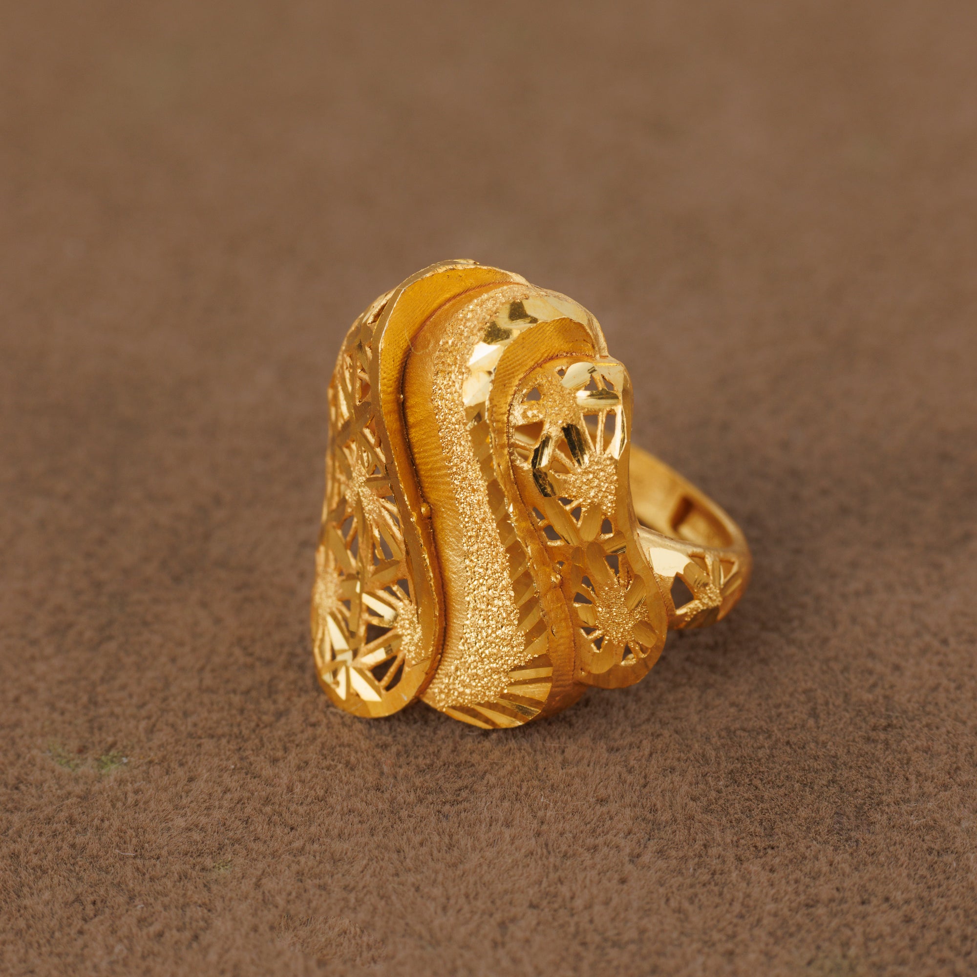 3D RP Rings (D286) - Silver 925 & Gold Plated