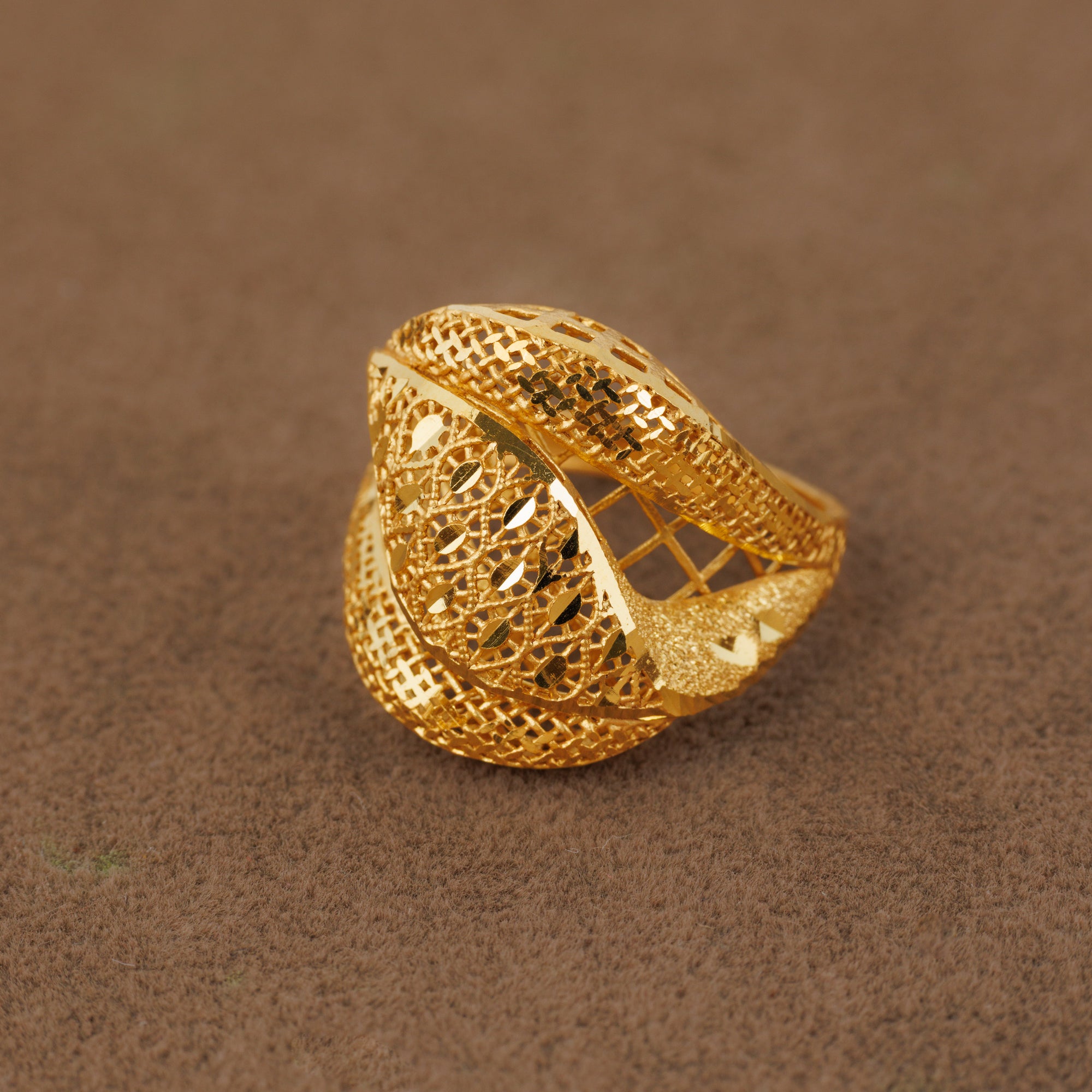 3D RP Rings (D310) - Silver 925 & Gold Plated