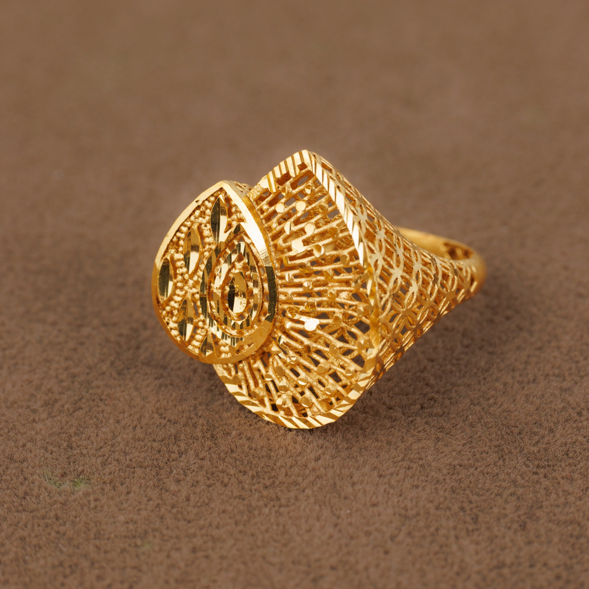 3D RP Rings (D308) - Silver 925 & Gold Plated
