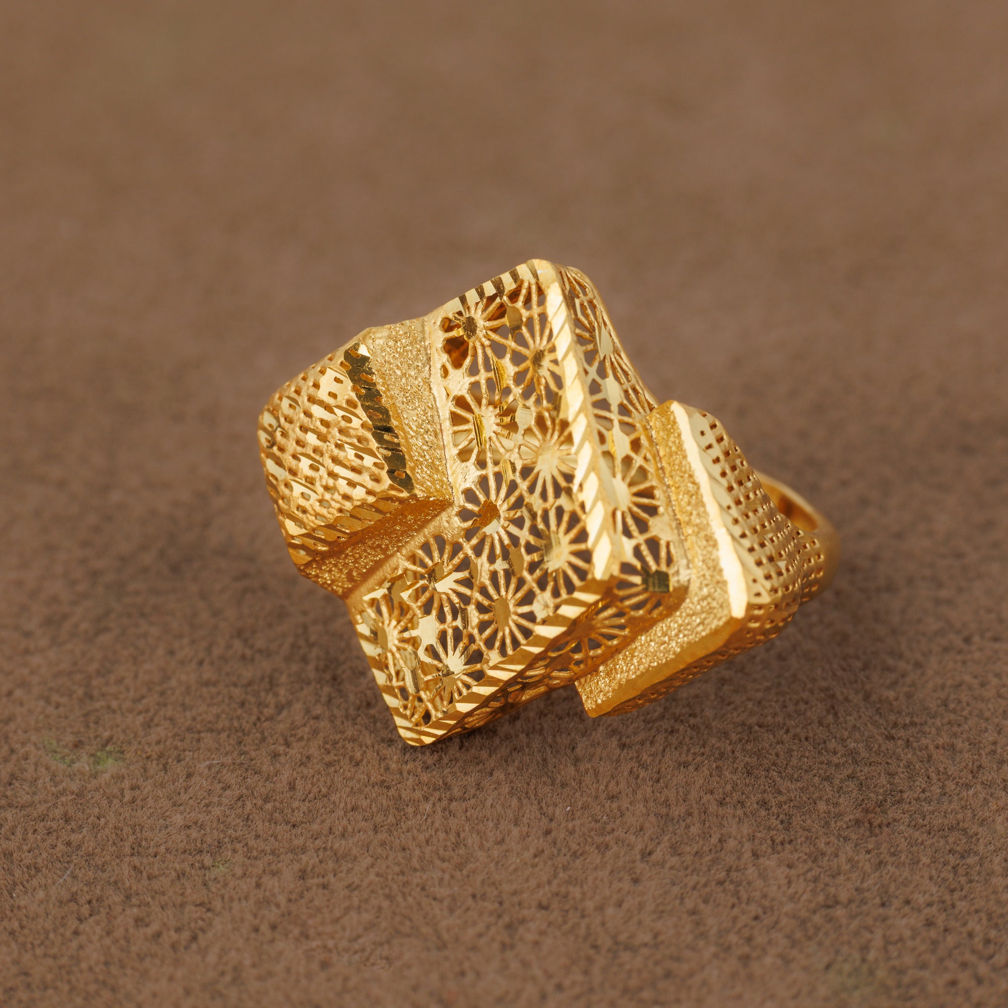 3D RP Rings (D311) - Silver 925 & Gold Plated