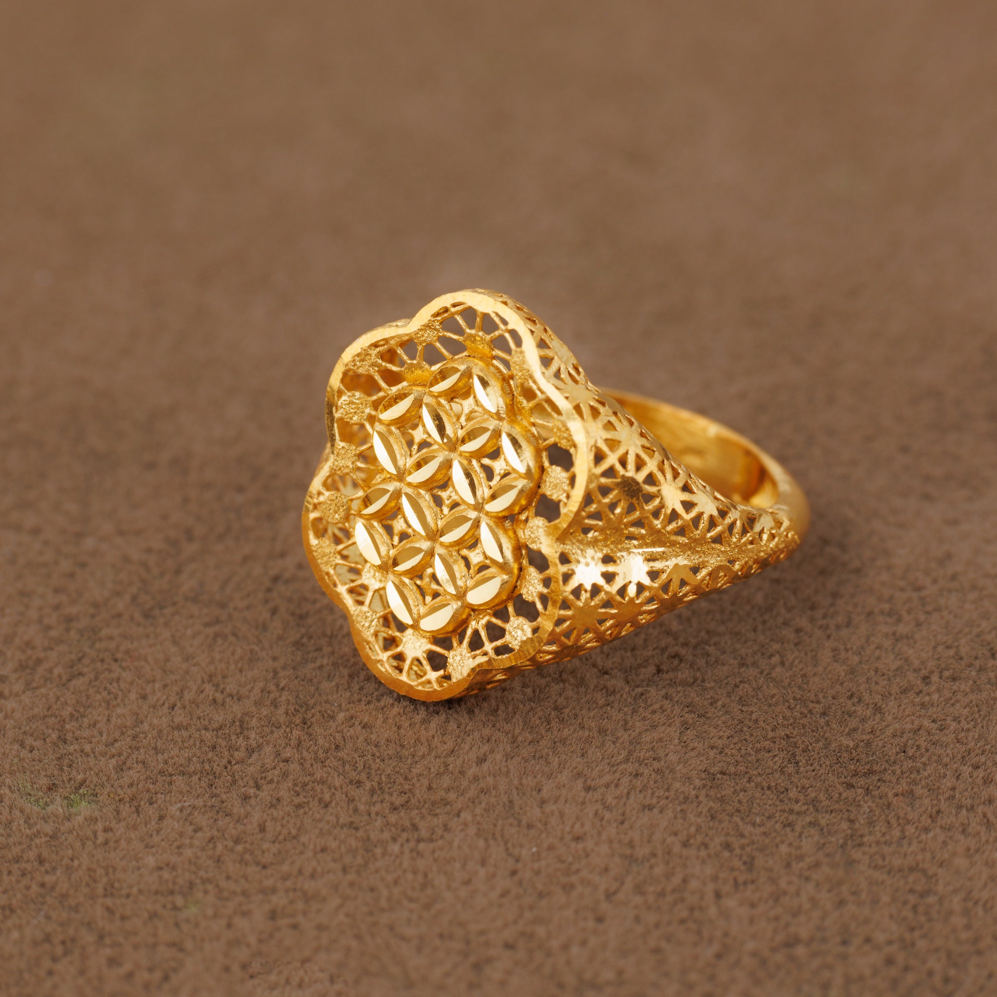 3D RP Rings (D292) - Silver 925 & Gold Plated