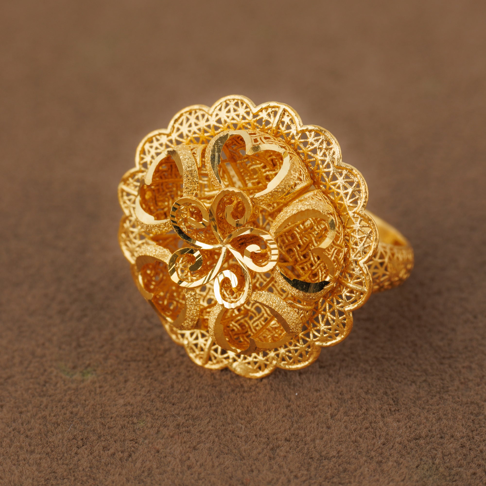 3D RP Rings (D309) - Silver 925 & Gold Plated