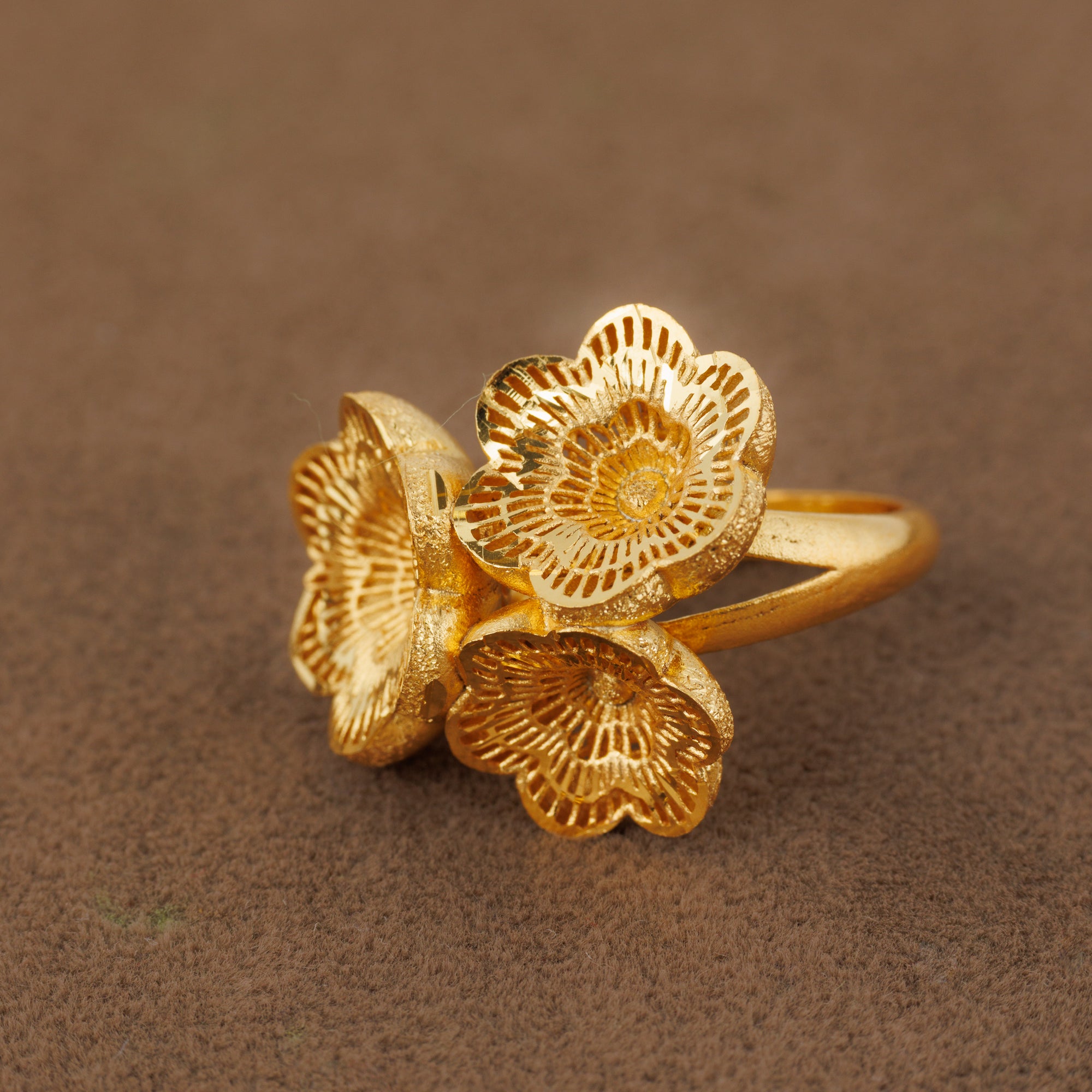 3D RP Rings (D297) - Silver 925 & Gold Plated