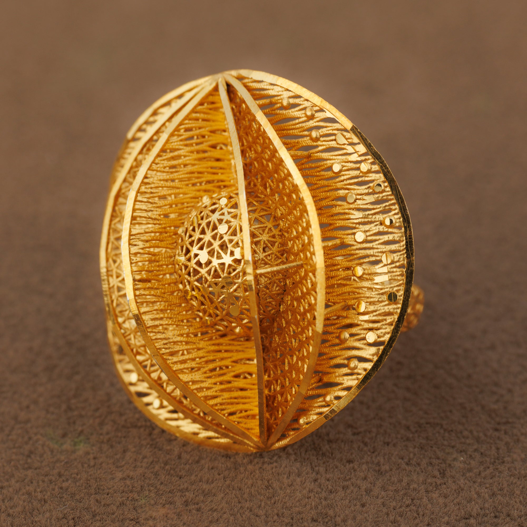 3D RP Rings (D305) - Silver 925 & Gold Plated