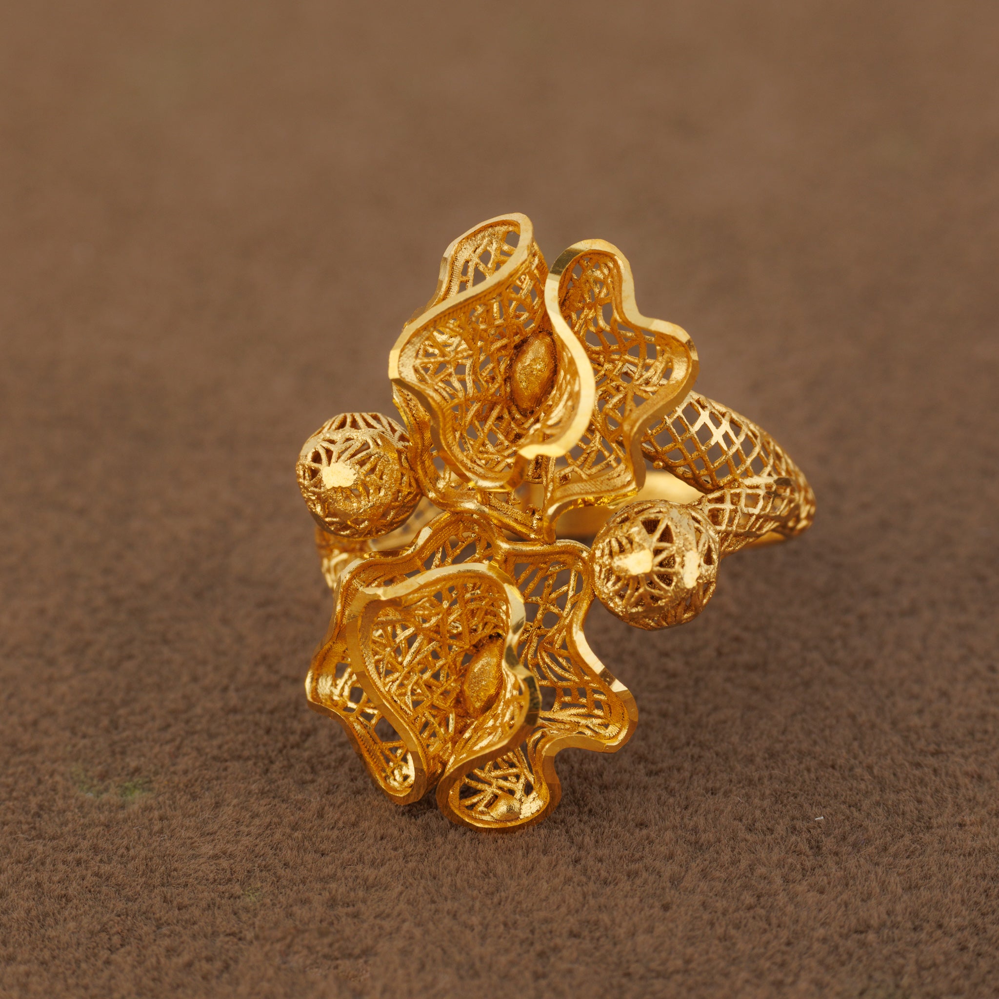 3D RP Rings (D289) - Silver 925 & Gold Plated