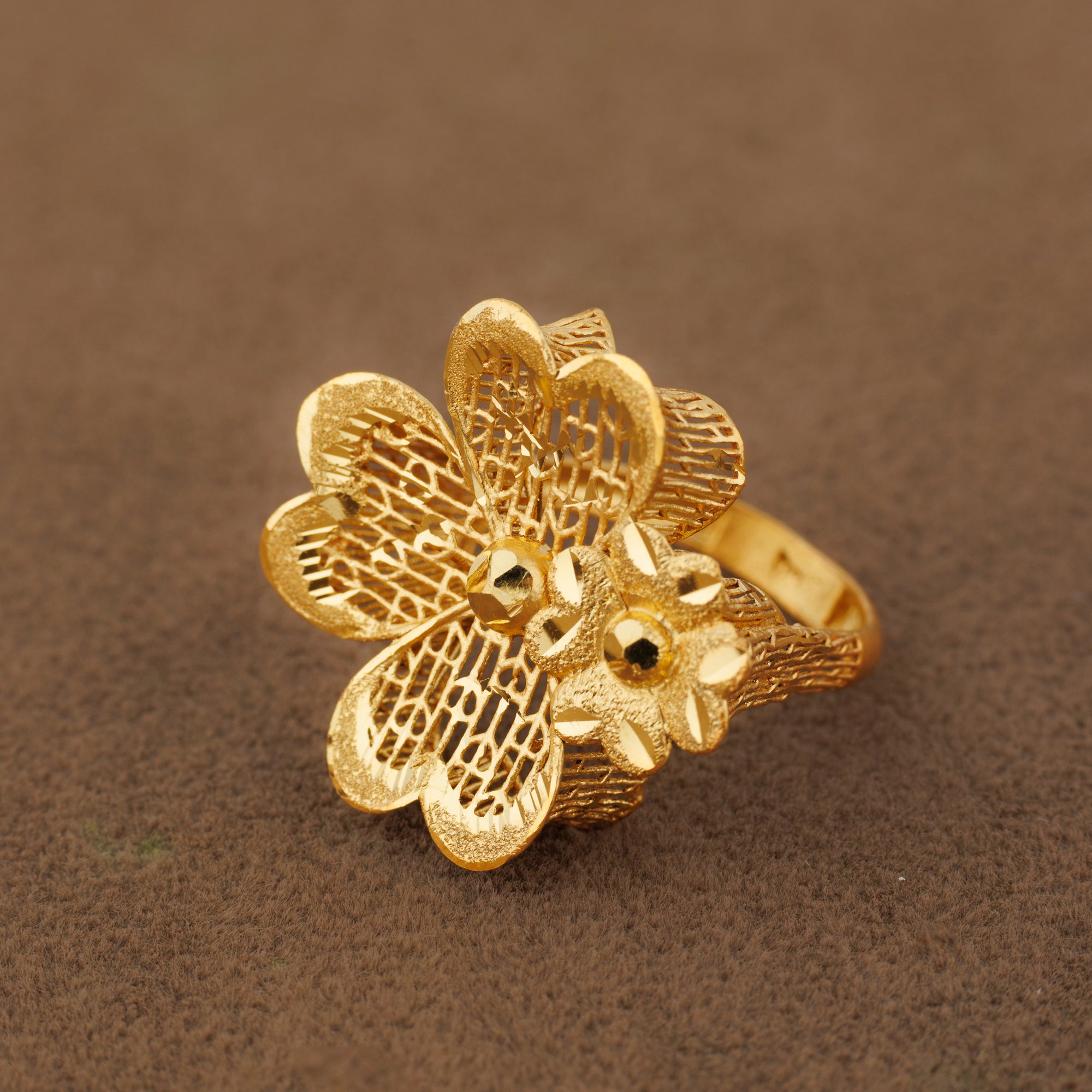 3D RP Rings (D312) - Silver 925 & Gold Plated