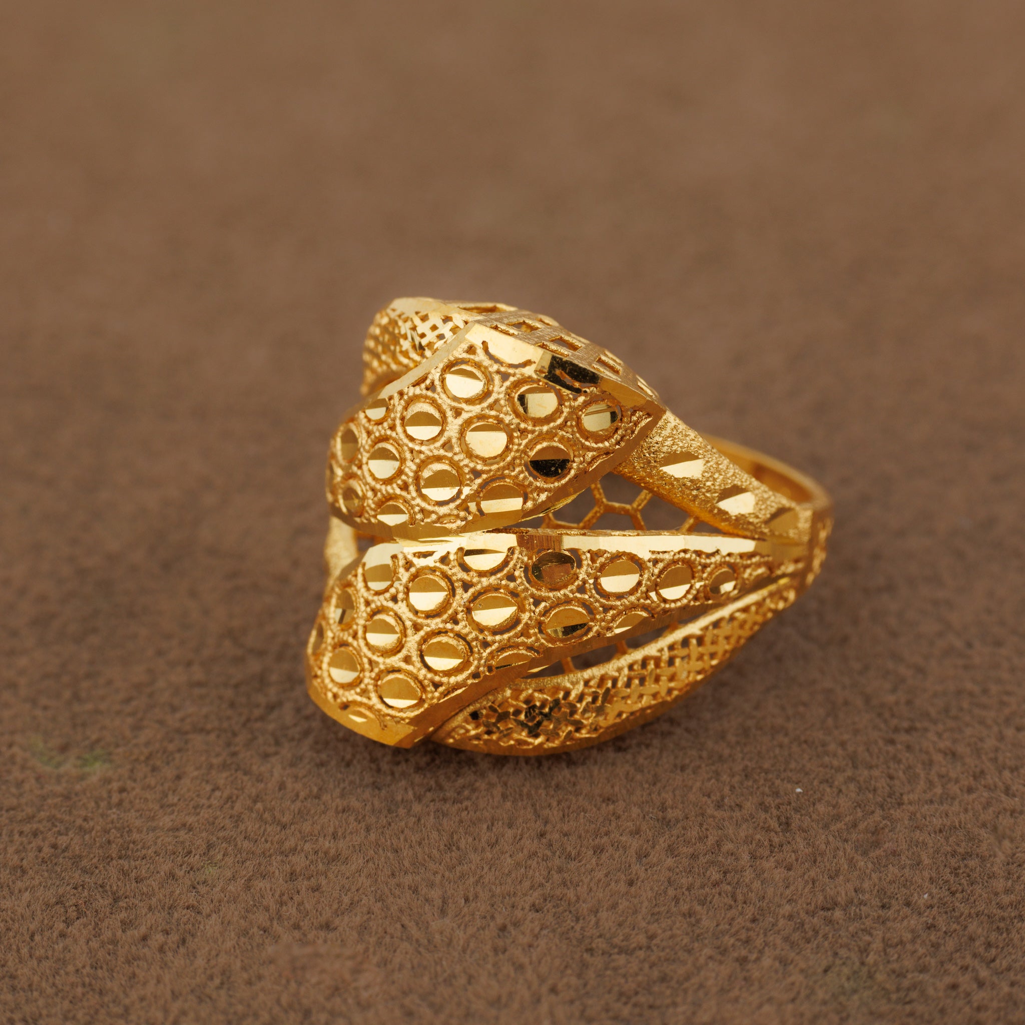 3D RP Rings (D23) - Silver 925 & Gold Plated