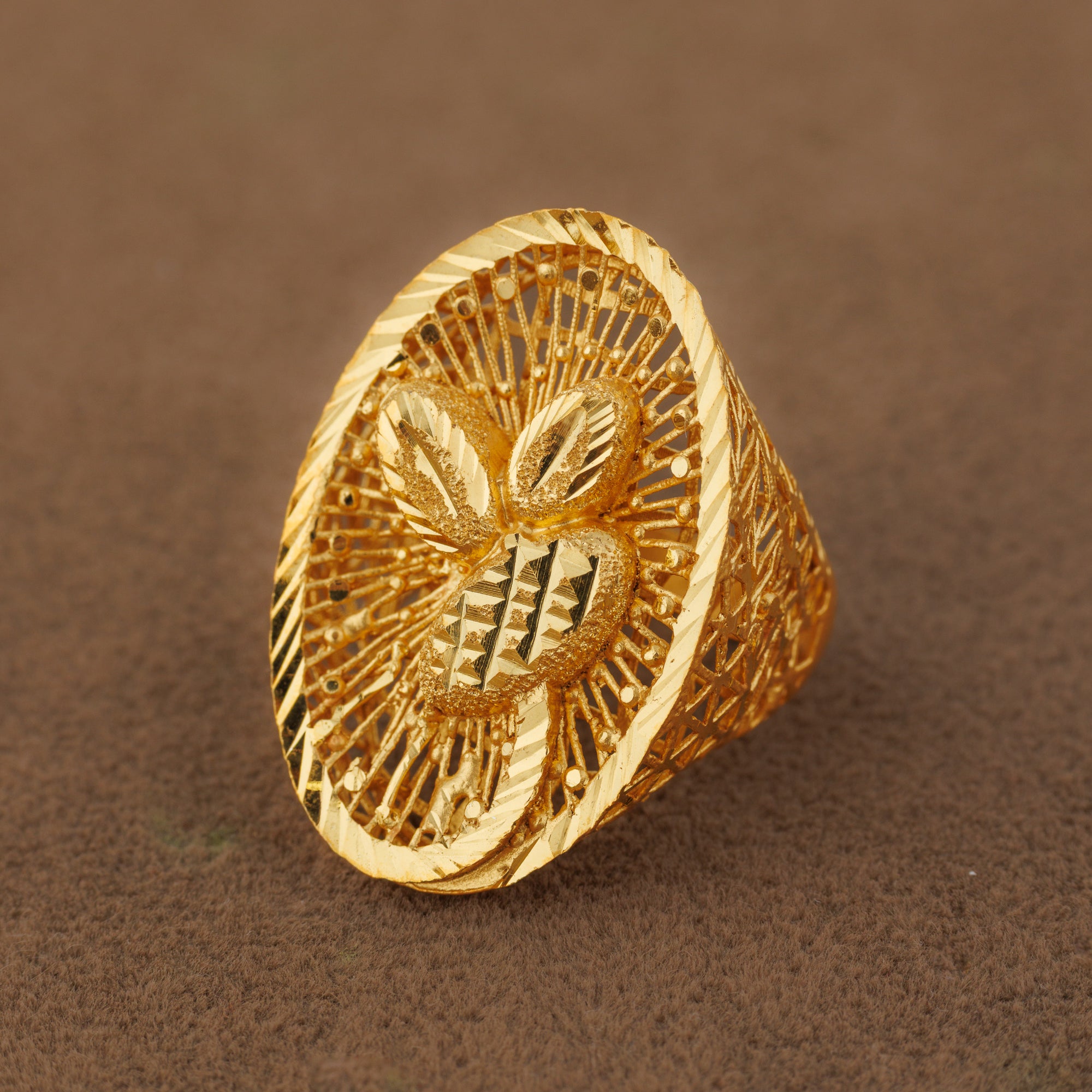 3D RP Rings (D313) - Silver 925 & Gold Plated