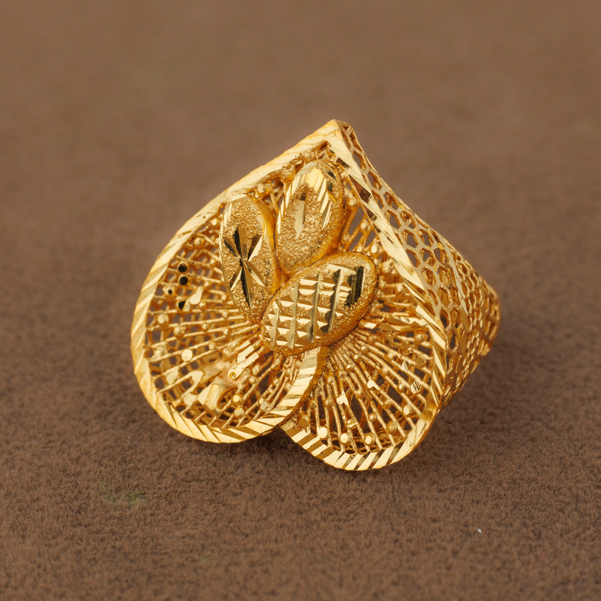 3D RP Rings (D301) - Silver 925 & Gold Plated