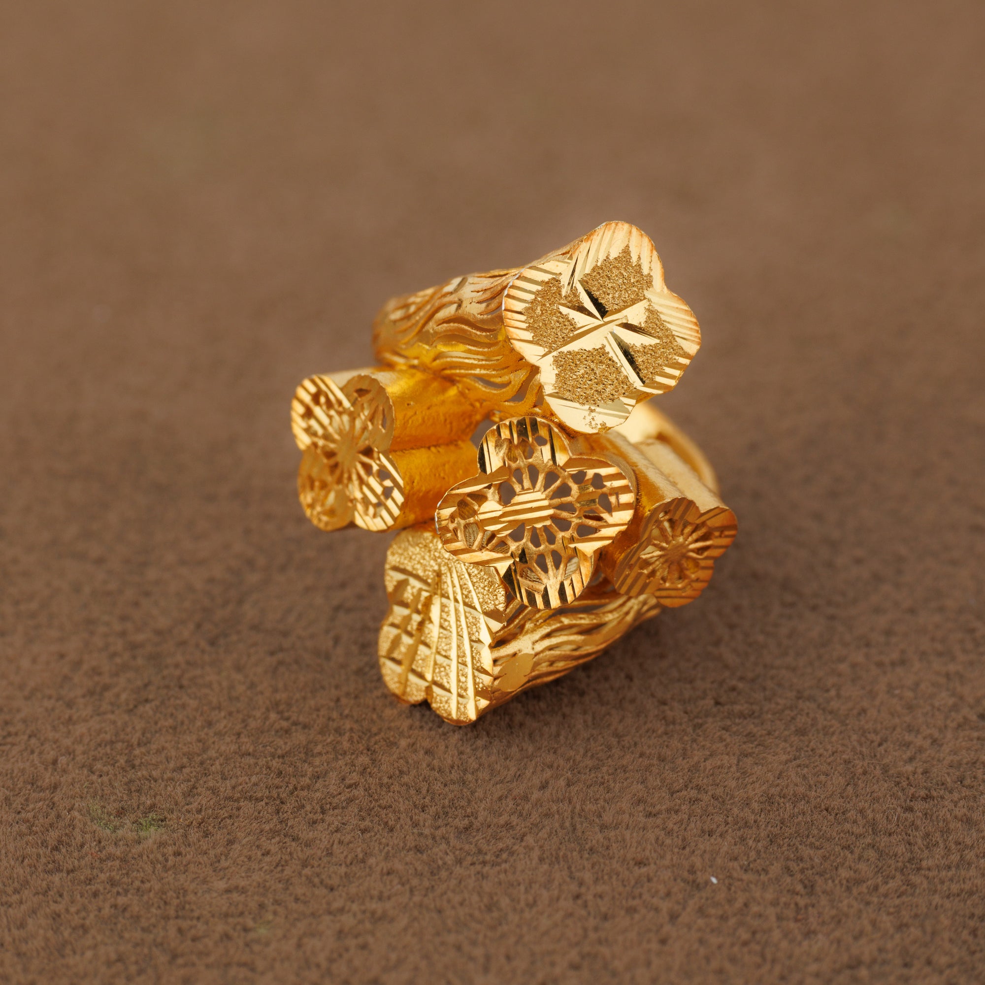 3D RP Rings (D314) - Silver 925 & Gold Plated