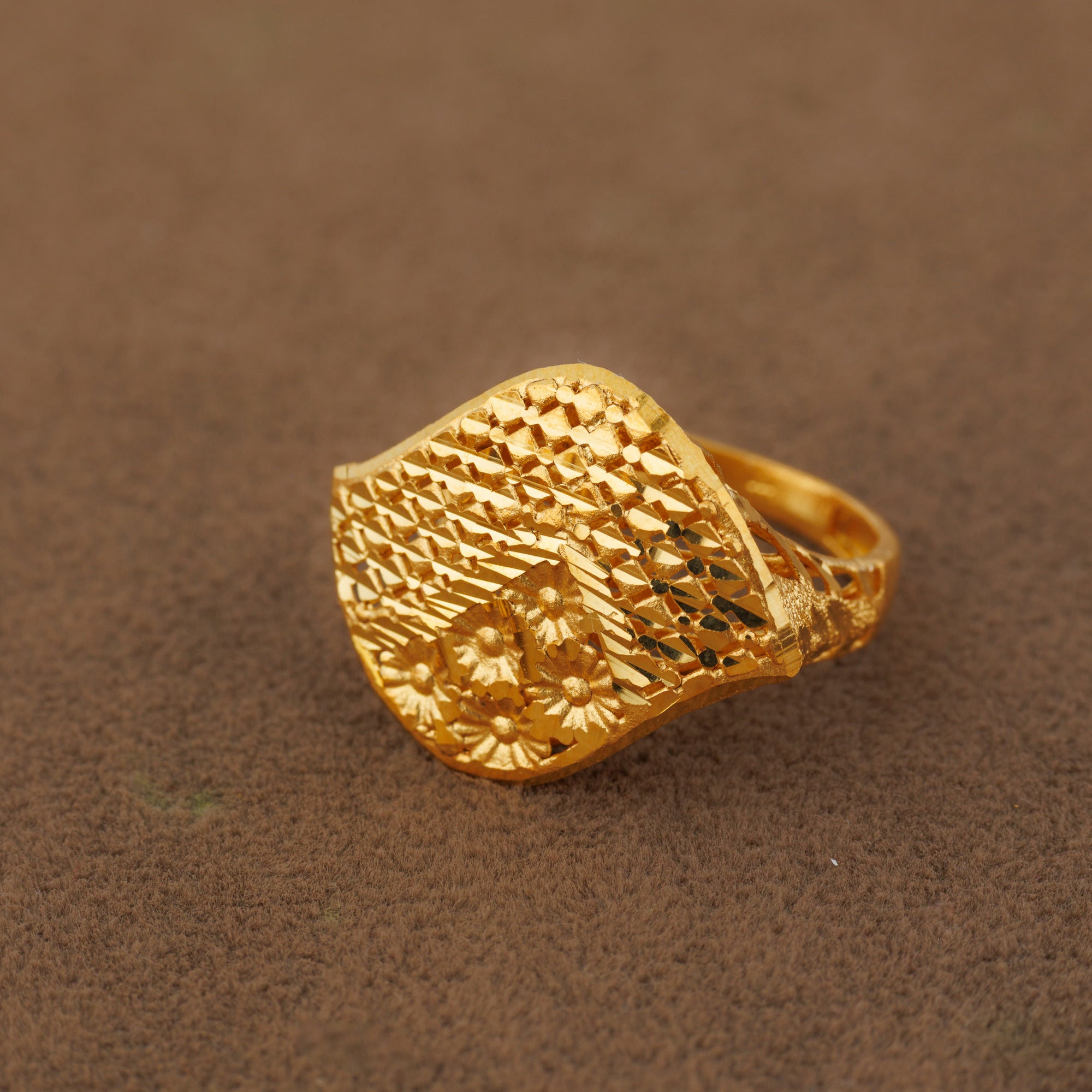 3D RP Rings (D307) - Silver 925 & Gold Plated
