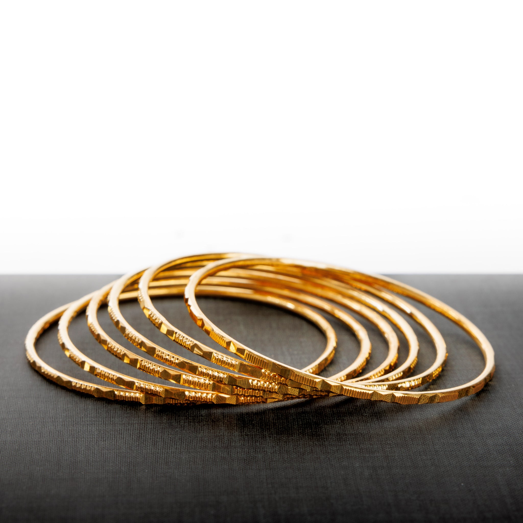 Adult's Bangles (D31-K) - Silver 925 & Gold Plated