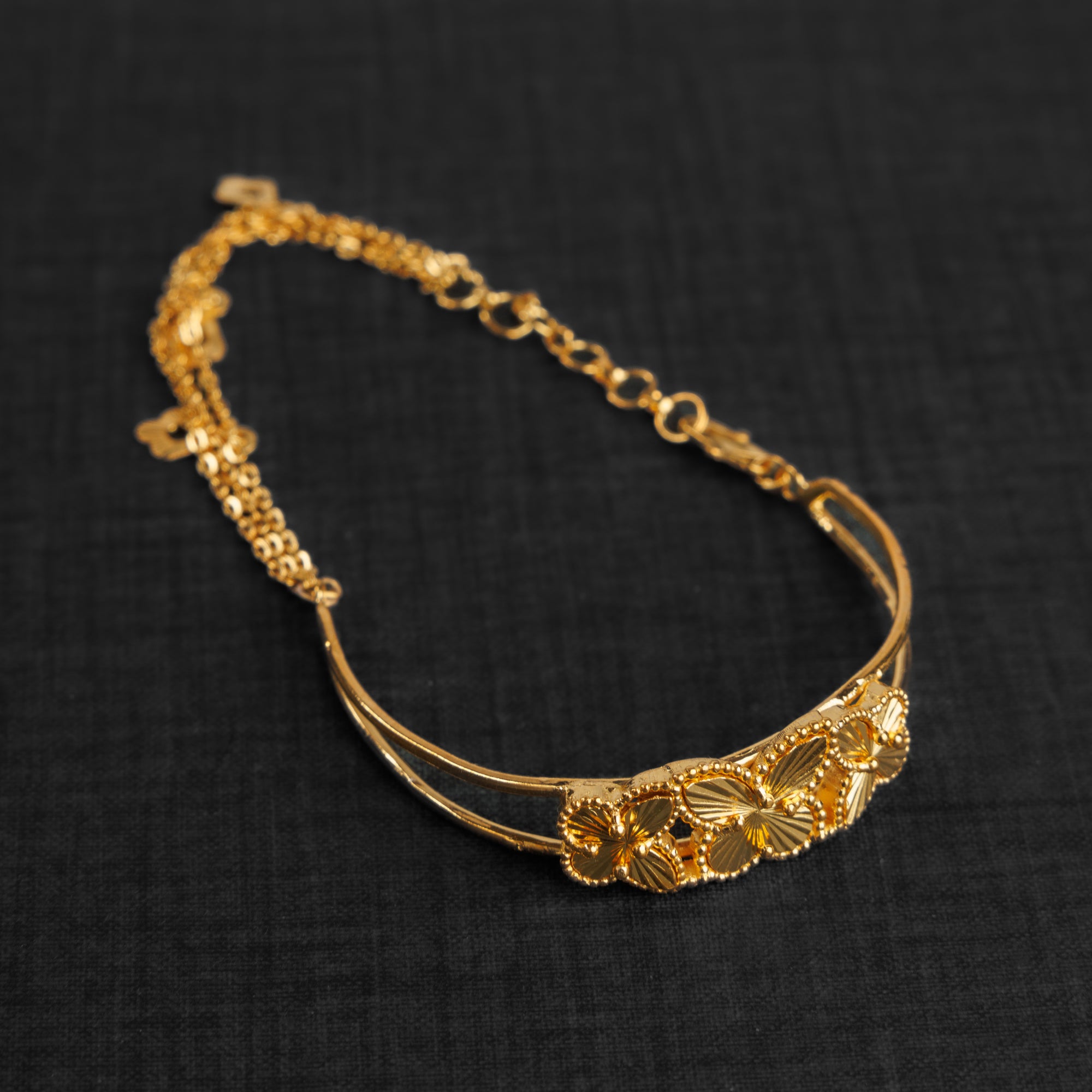 سوار نصف RP (D6) - Silver 925 و Gold Plated